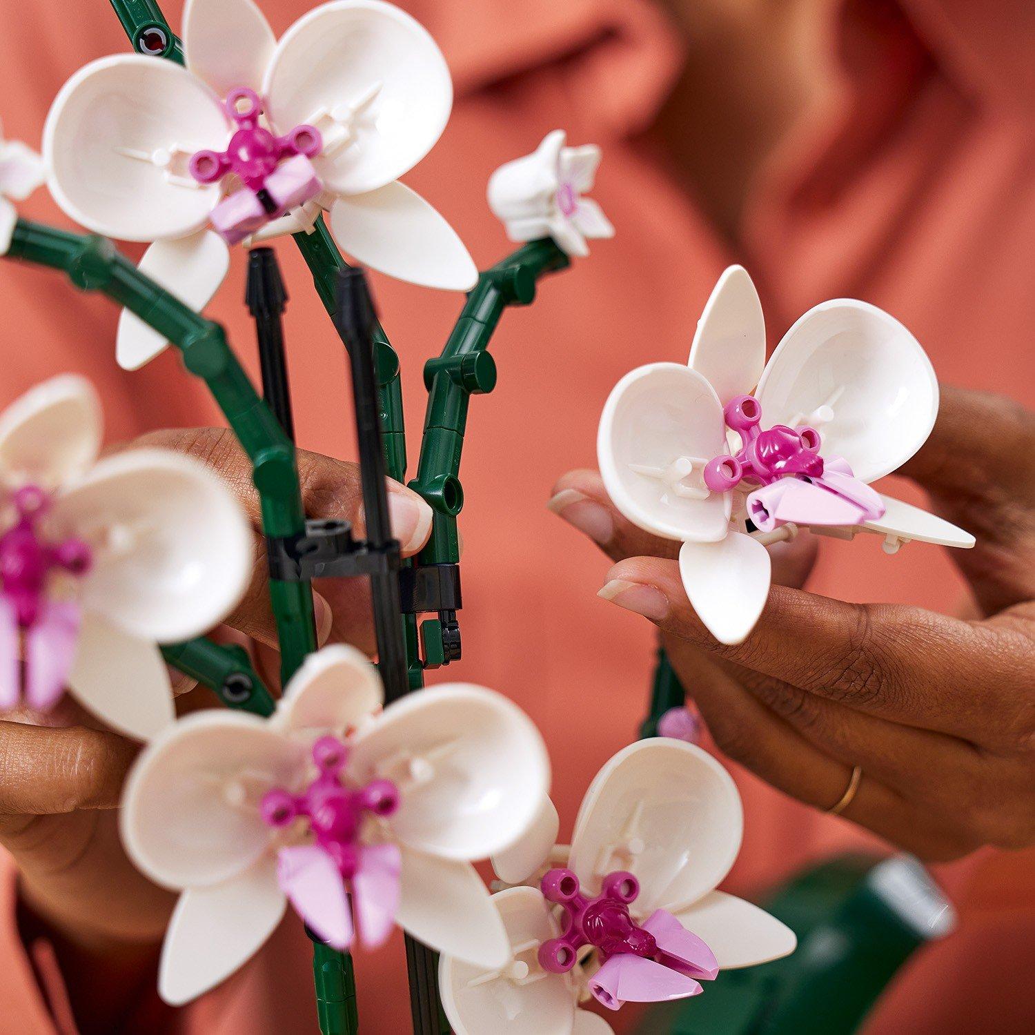 White - LEGO - Botanical Collection 10311 Orchid - 12