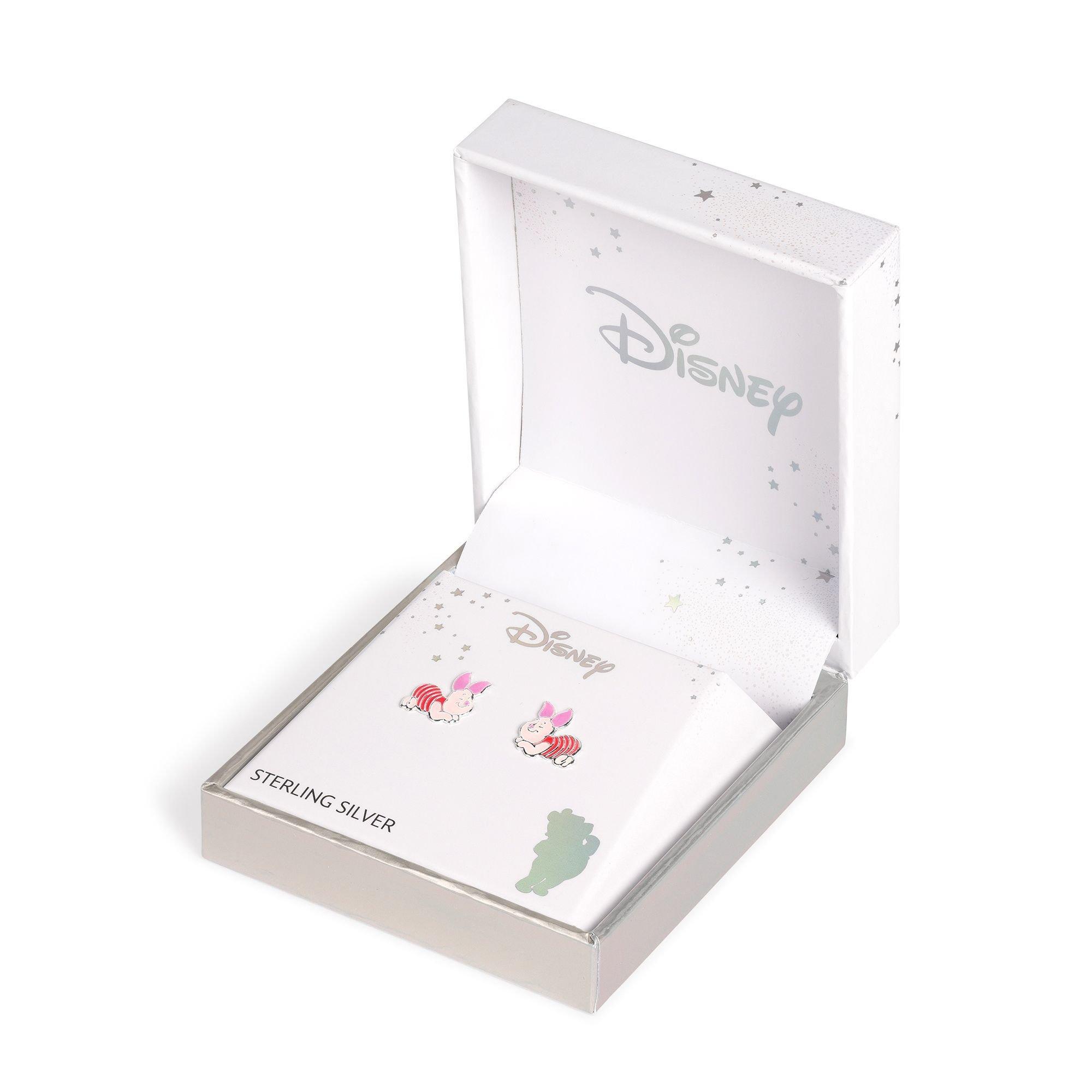 Silver - Winnie The Pooh - Winnie the Pooh Piglet sterling silver earrings - 4