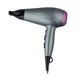 Carmen 2200W Hair Dryer Graphite Grey with Neon Pink