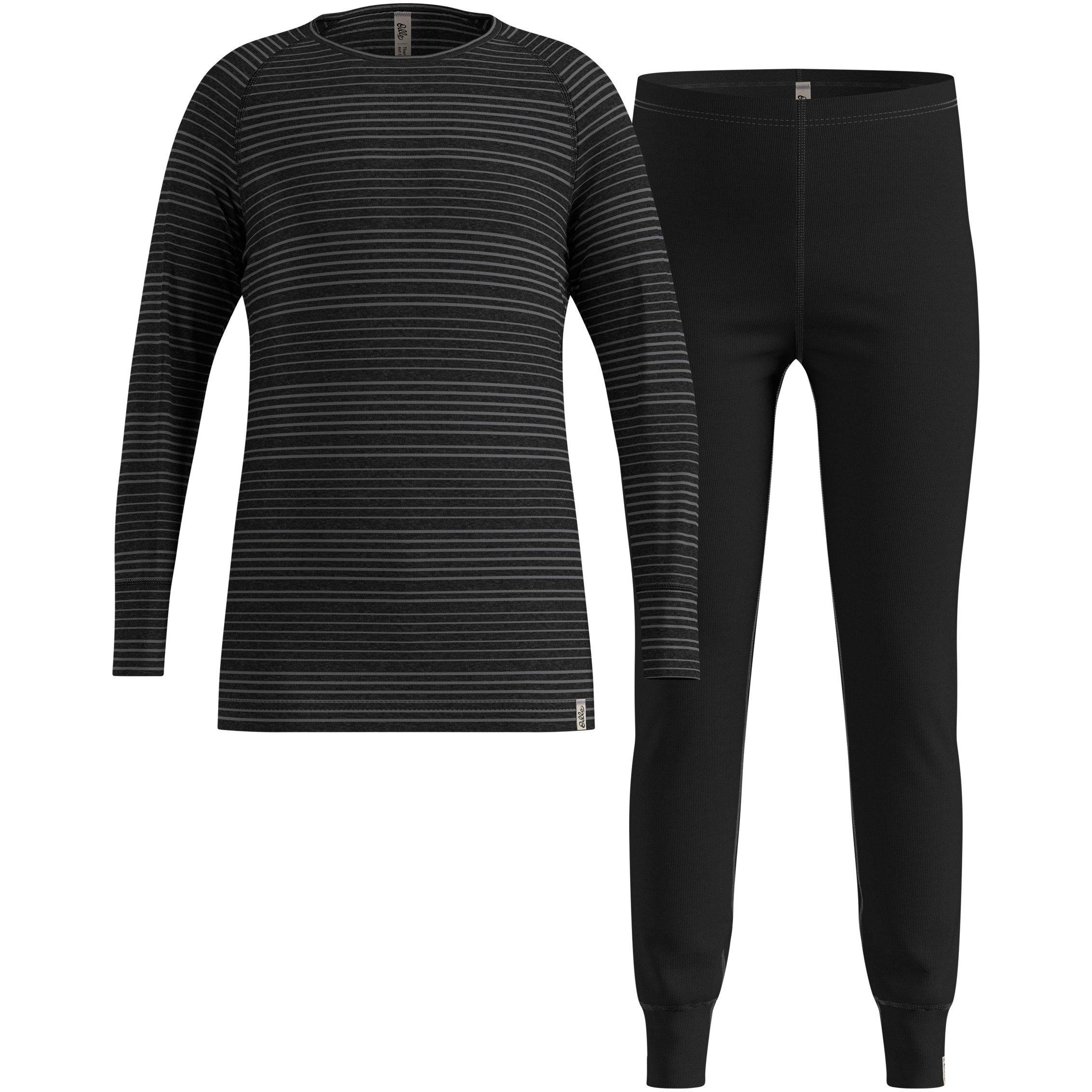 Black/Grey - Odlo - Warm Set Juniors
