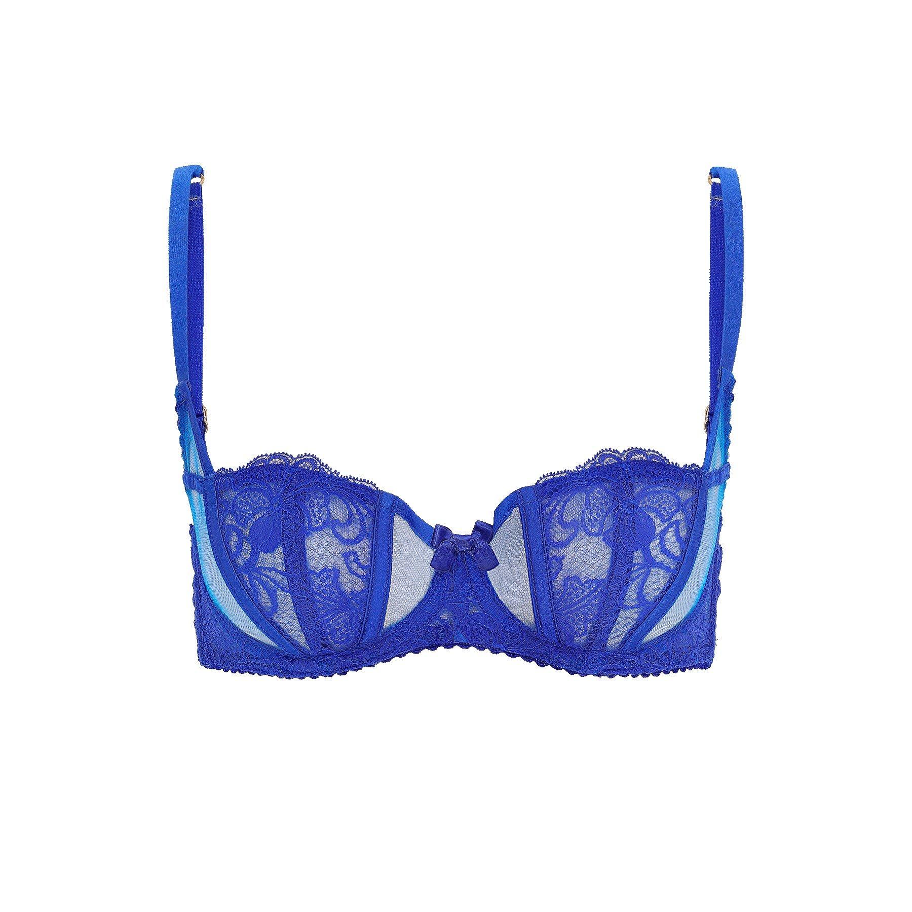 Cobalt - Agent Provocateur - ROZLYN Balconette Underwired Bra - 3