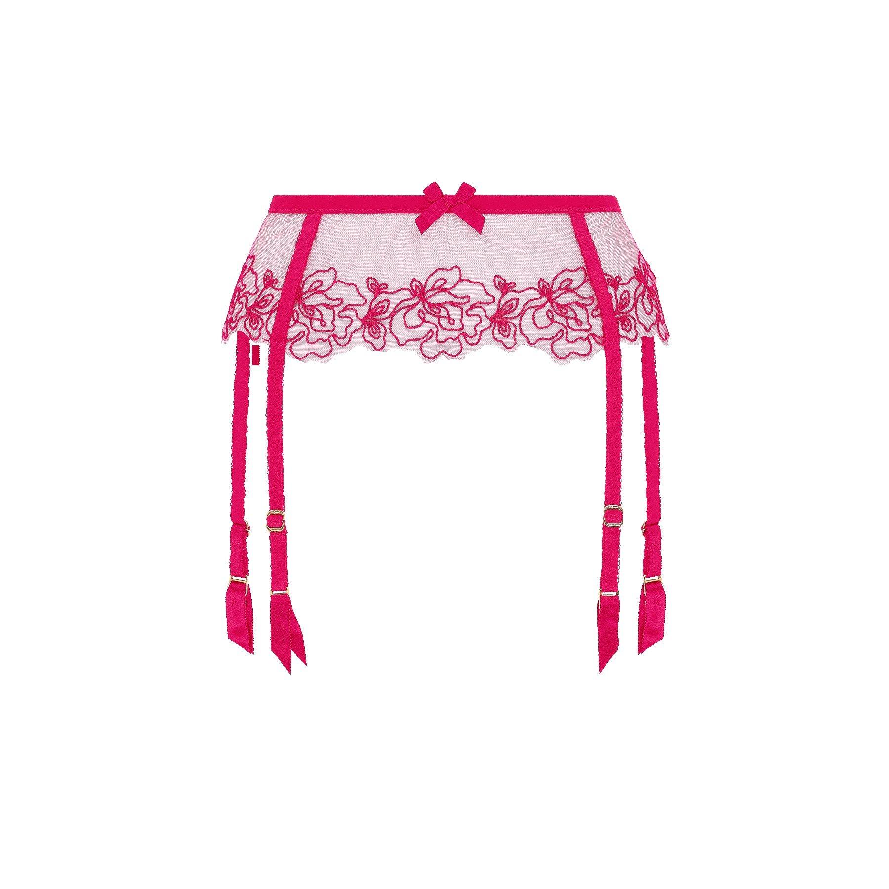 Pink/Red - Agent Provocateur - JUNI Suspender - 3