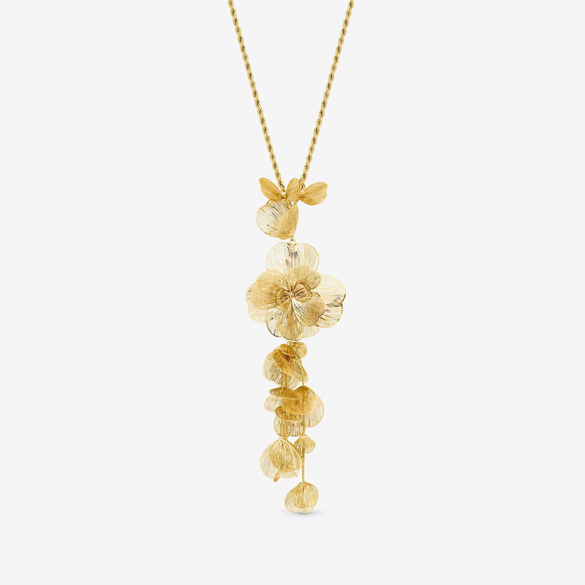 Gold - Mood - Mood Gold Plated Buttefly Necklace