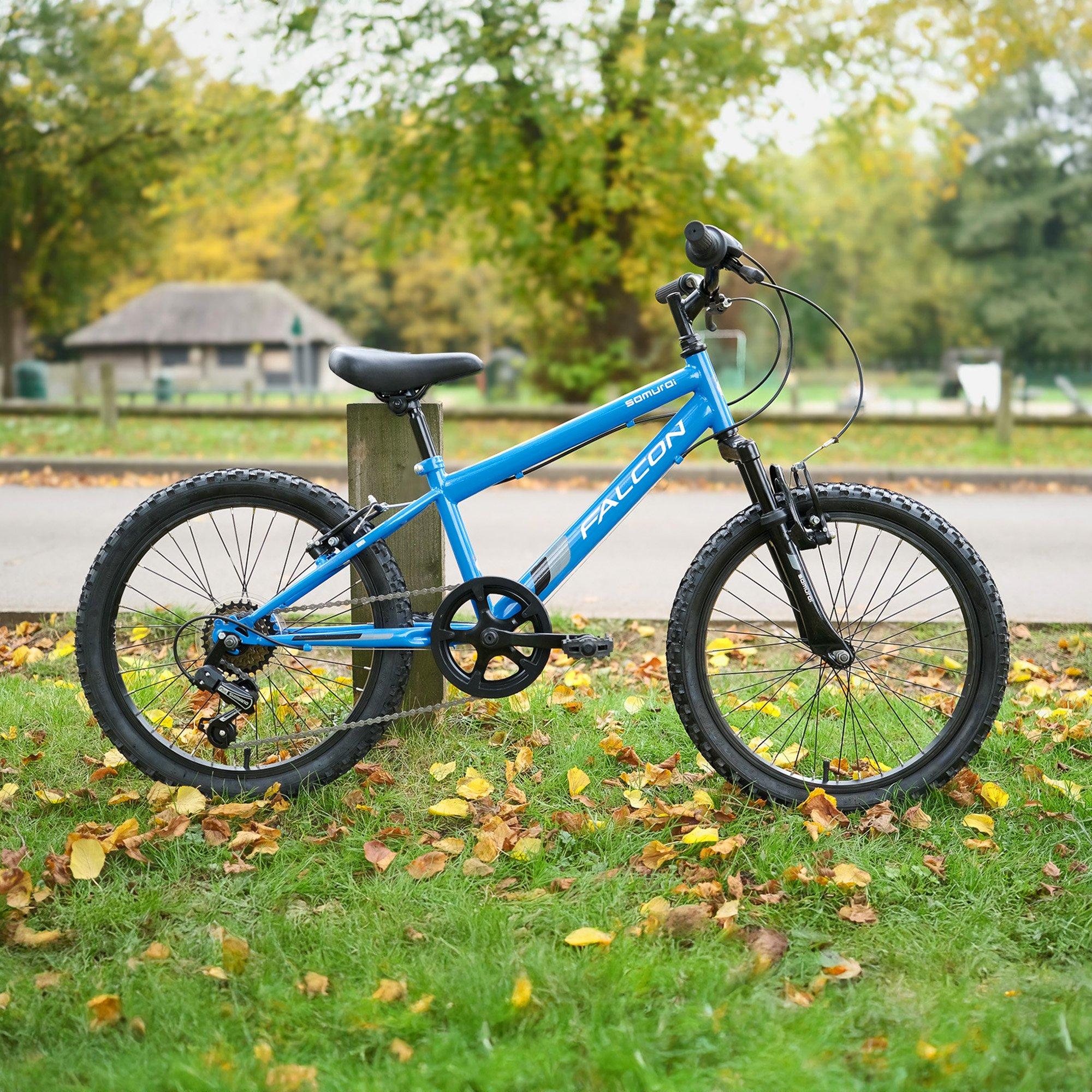 Blue - Falcon Cycles - Falcon Samurai 20 Kids Mountain Bike - 3