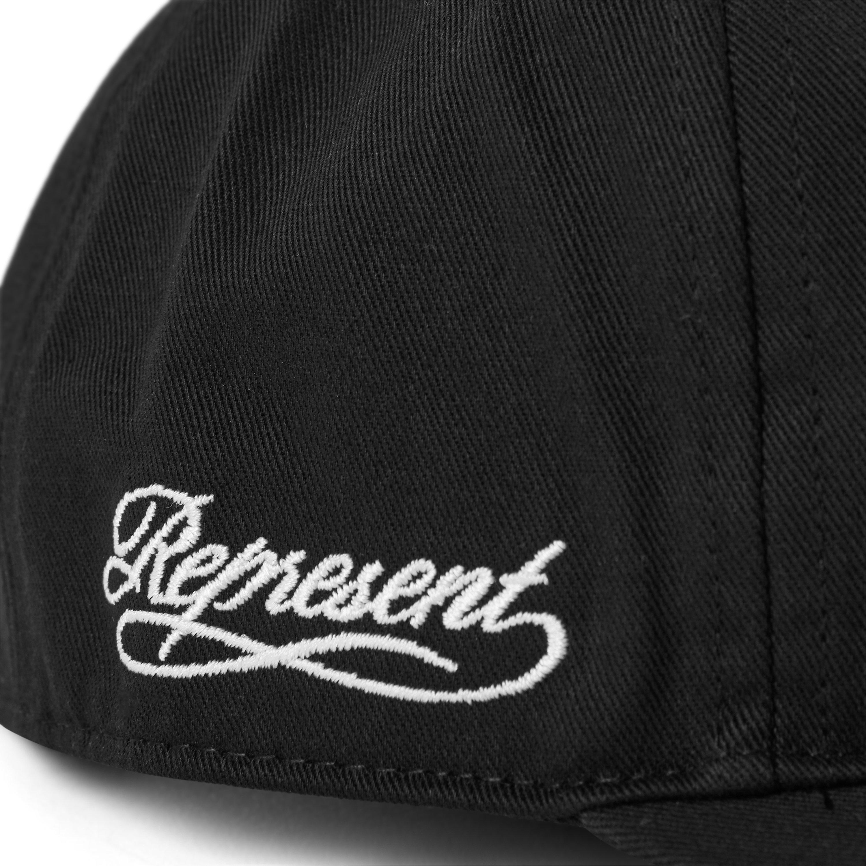 Jet Black - Represent - Rep Initial R Cap Sn64 - 3