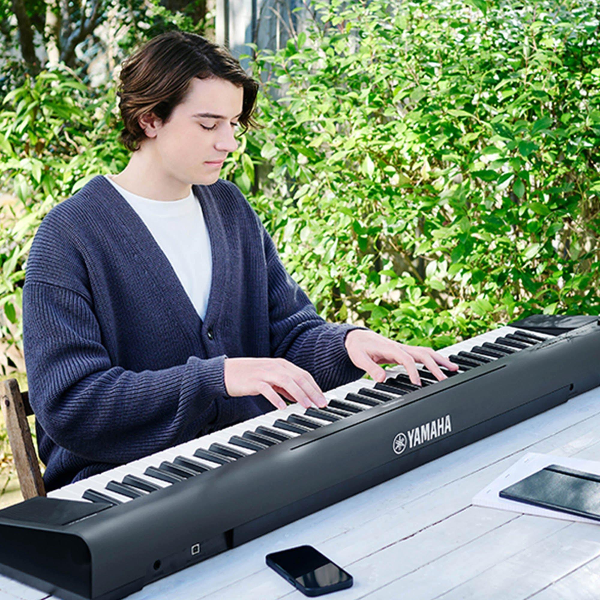 Black - Yamaha - Piaggero NP35 Electronic Keyboard - 7