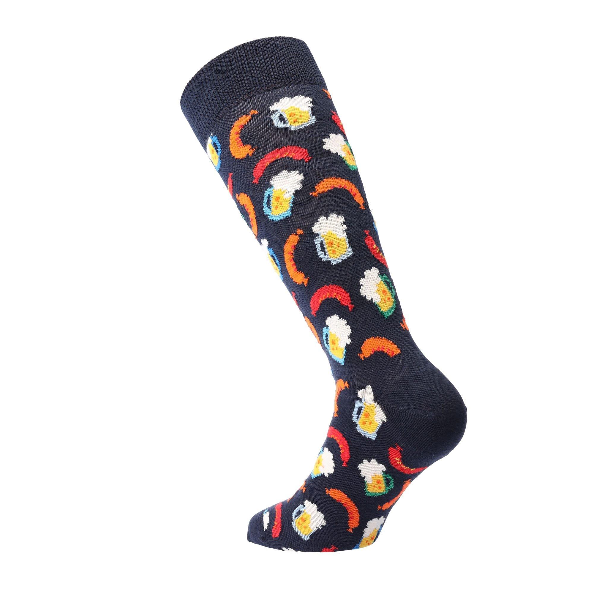 Navy - Happy Socks - Beer And Sausage Socks - 2