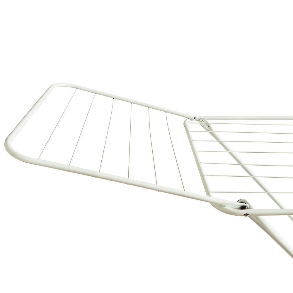 White - Lassic - Home Vida Winged Folding Clothes Airer - 7