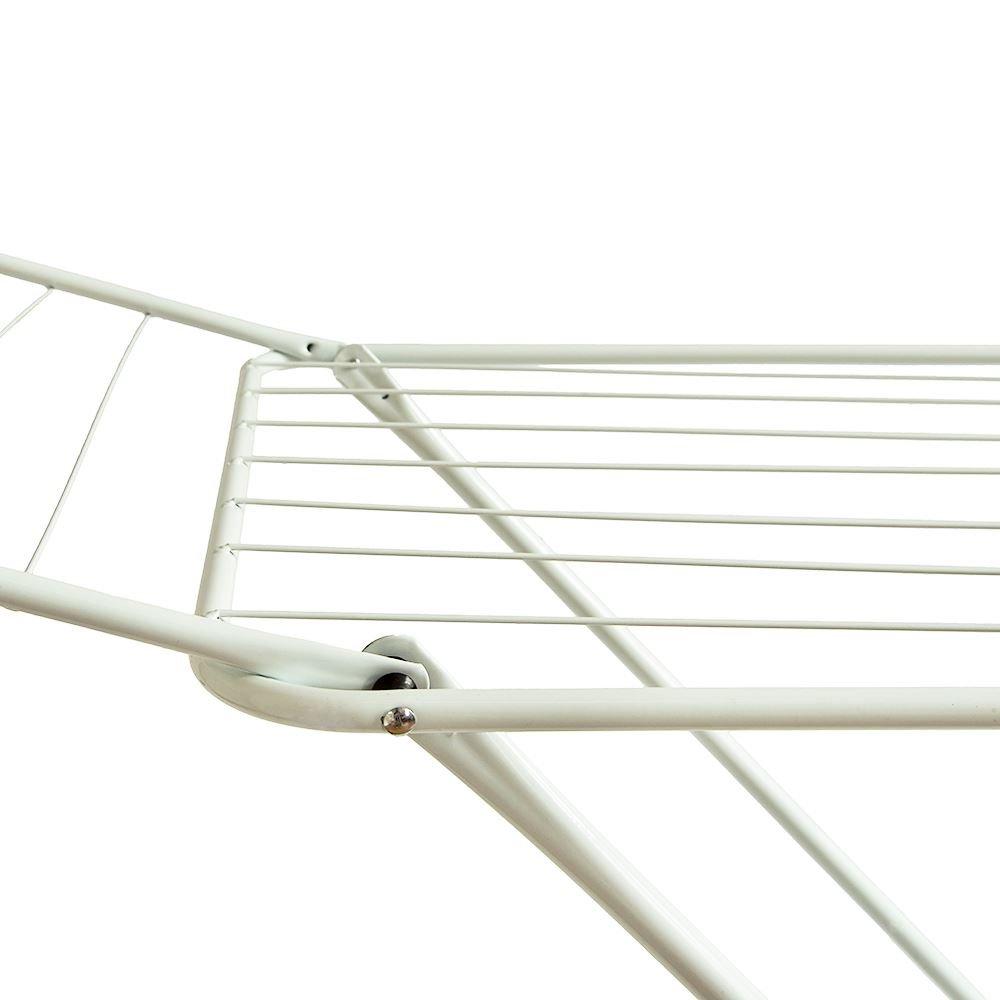 White - Lassic - Home Vida Winged Folding Clothes Airer - 8