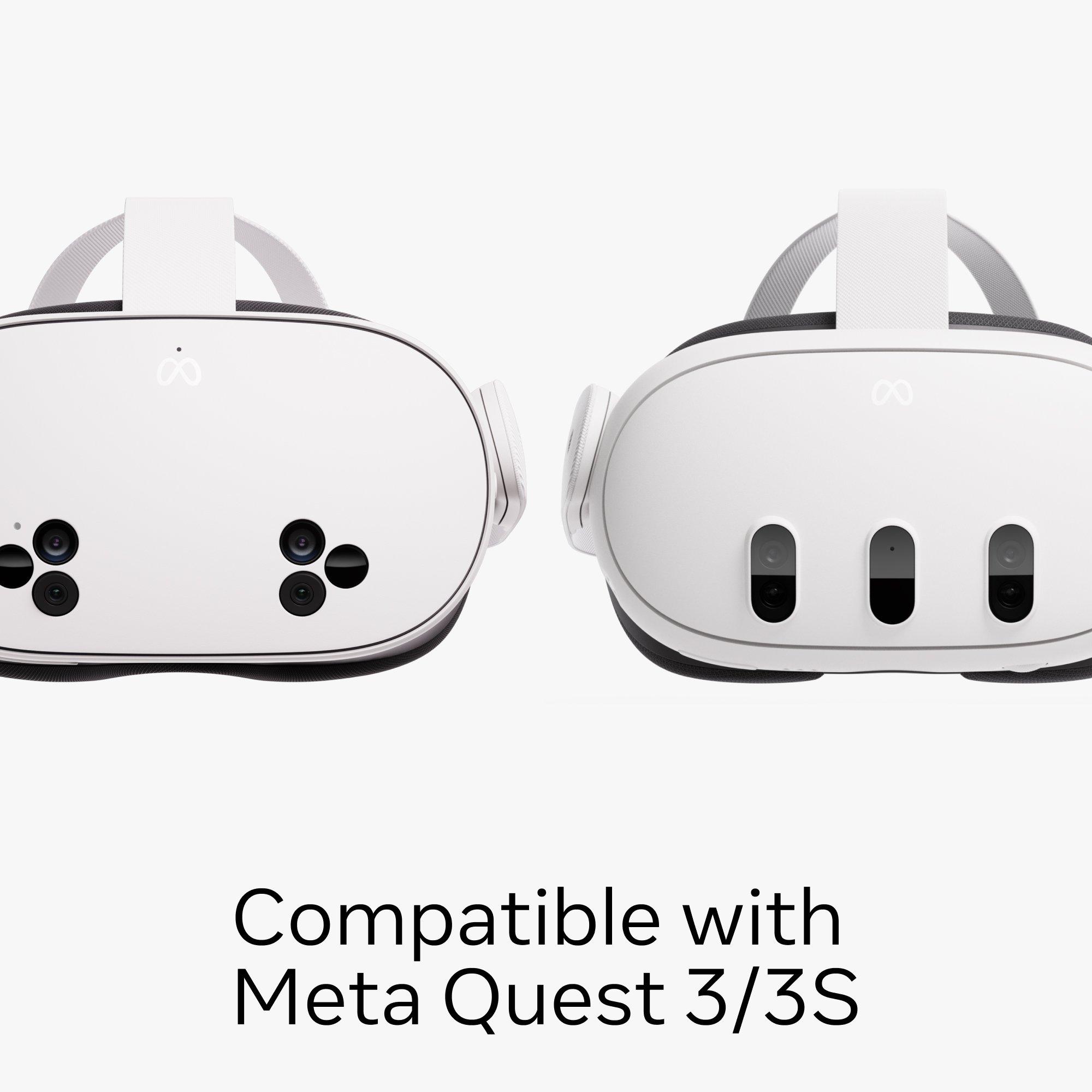 White / Black - Meta - Quest Elite Strap for Quest 3/3S - 7