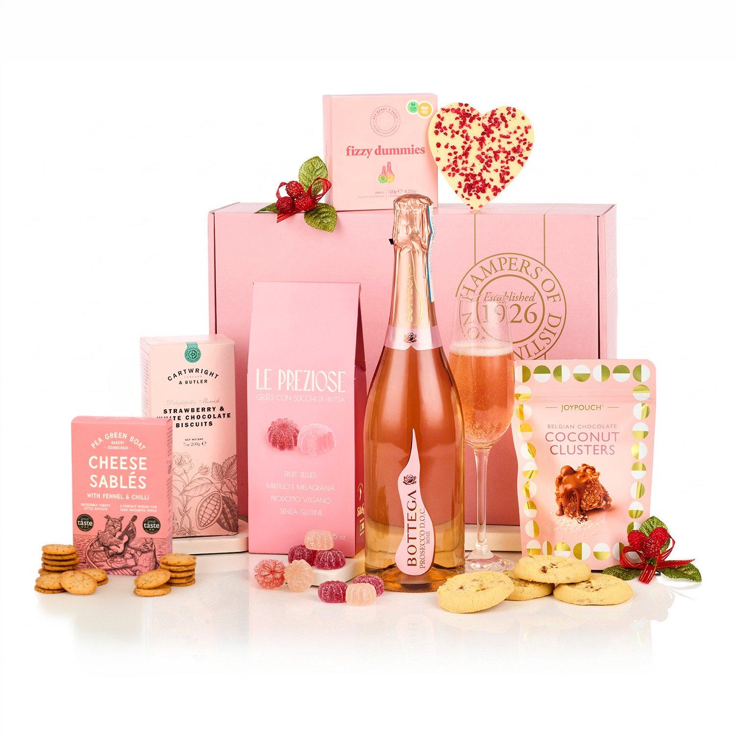Multi - Spicers of Hythe - Luxury Rose Prosecco Gift Box  Rose Prosecco Gift