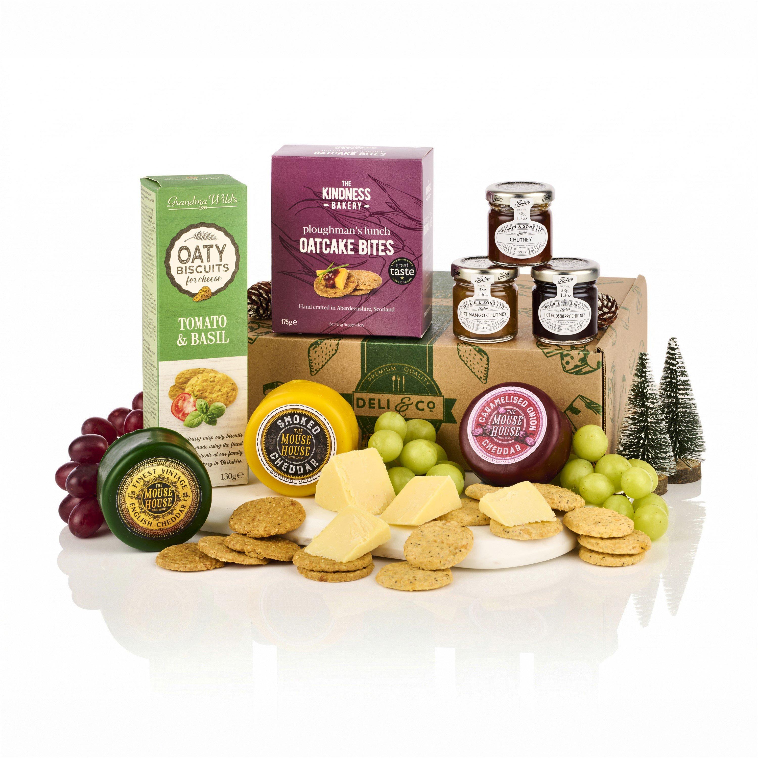 Multi - Spicers of Hythe - Three Cheese Hamper  Cheese Gift