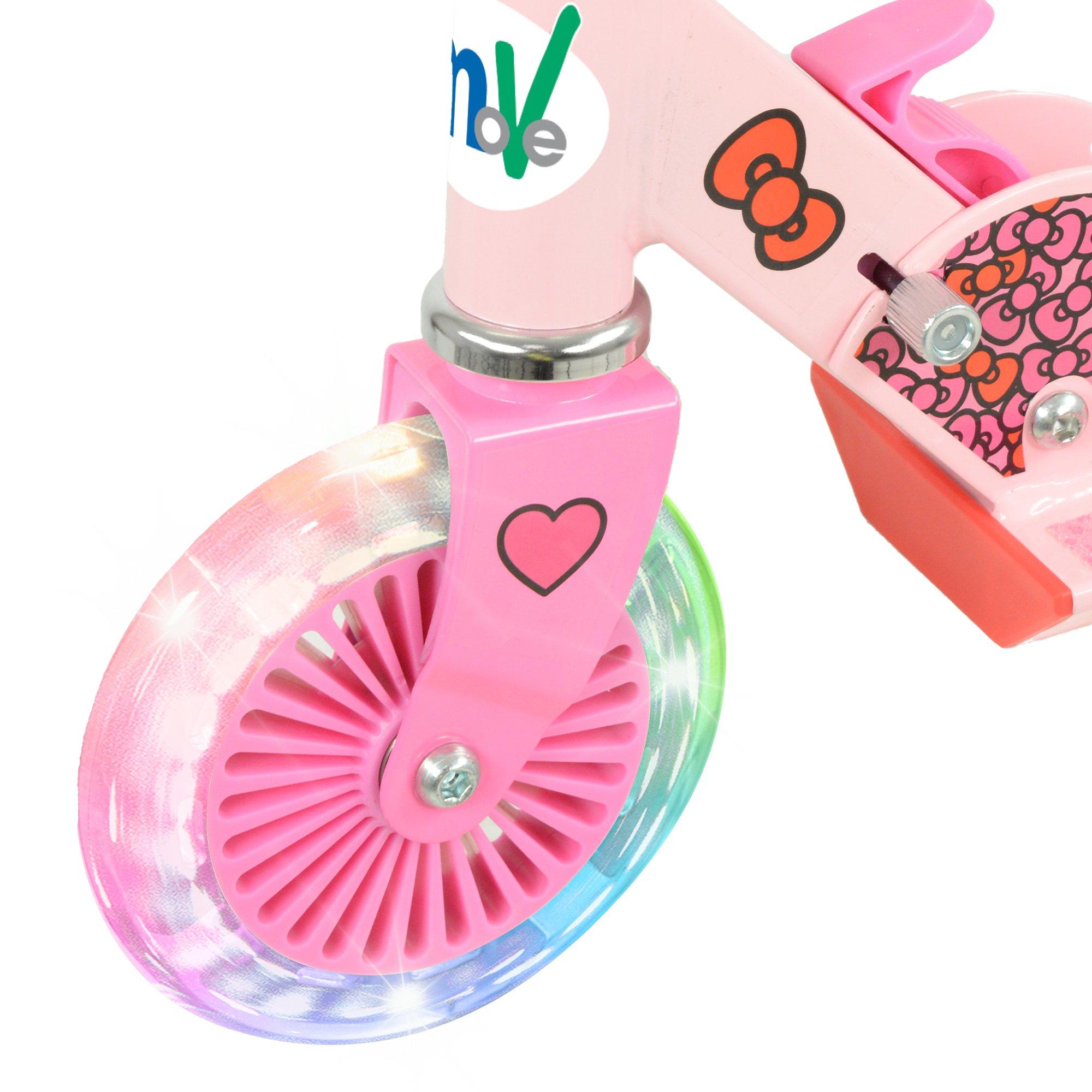 Multicoloured - Hello Kitty - Hello Kitty Folding Inline Scooter with LED Wheels - 2