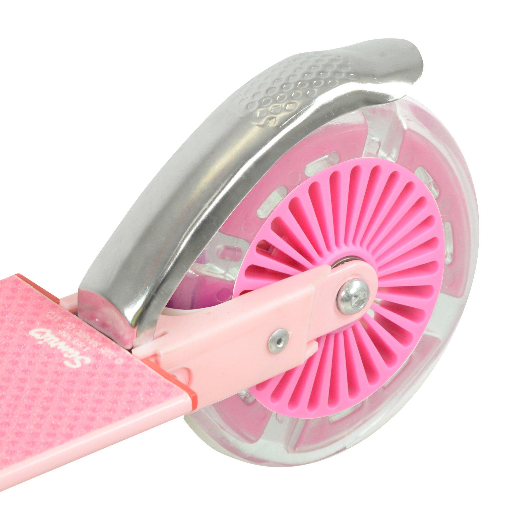 Multicoloured - Hello Kitty - Hello Kitty Folding Inline Scooter with LED Wheels - 7