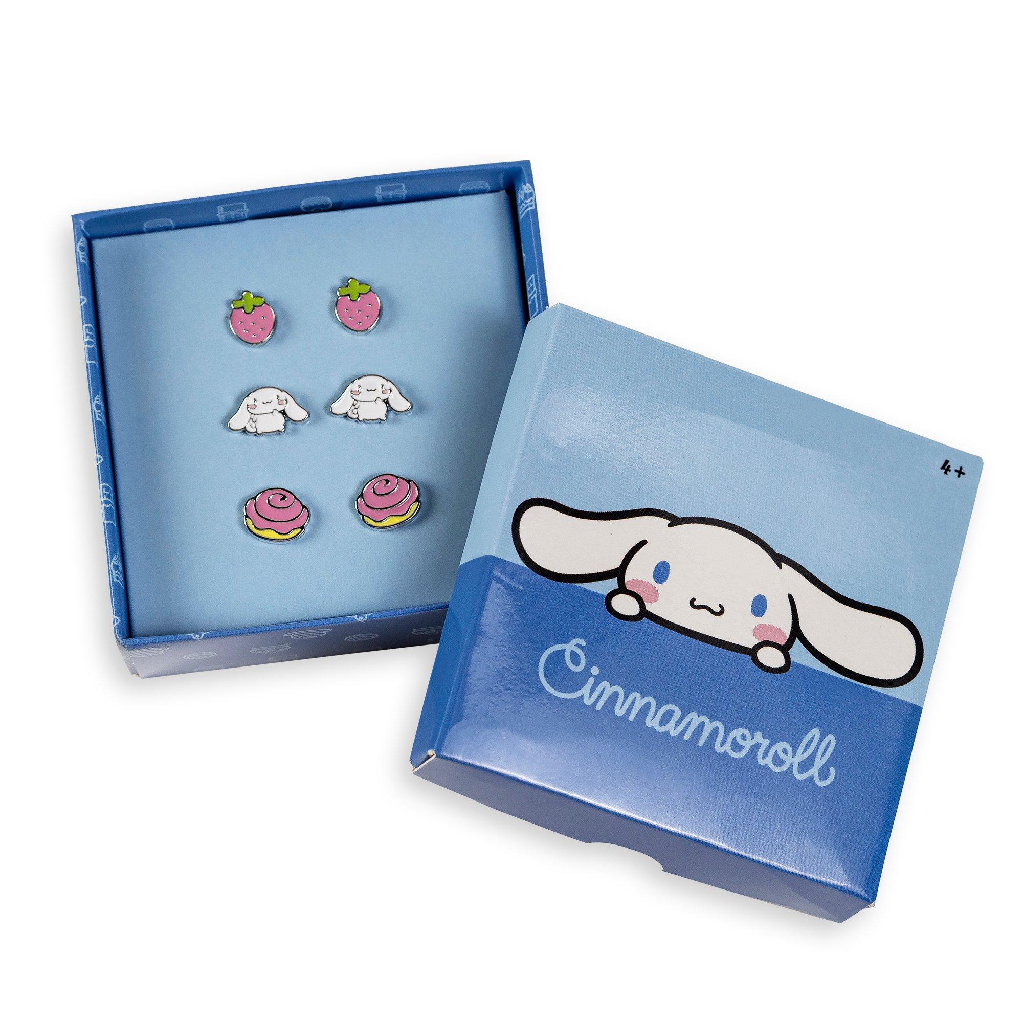Silver - Hello Kitty - Cinnamoroll silver plated earring set - 2