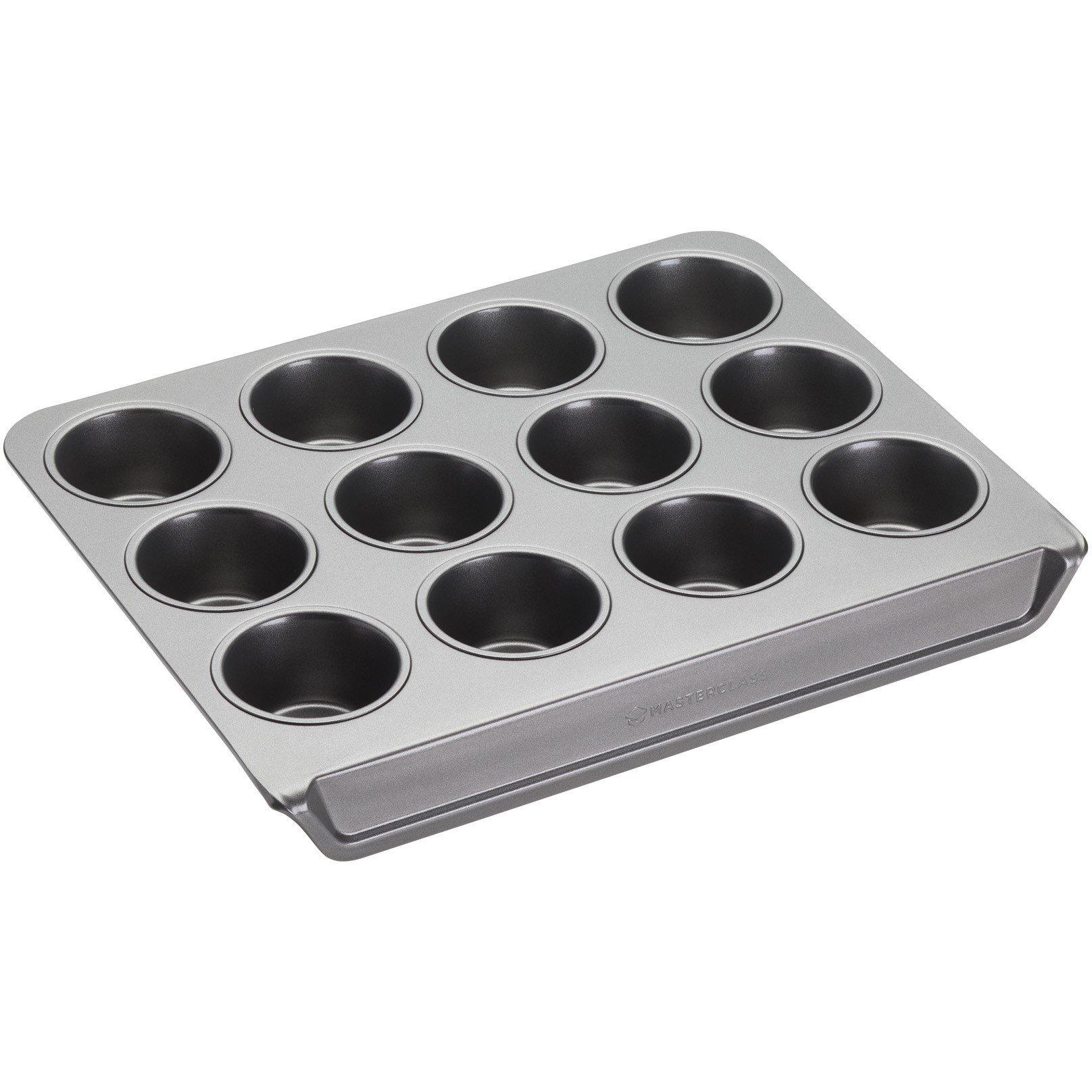 Grey - MasterClass - MasterClass Smart Stack Non-Stick Muffin Tin - 1