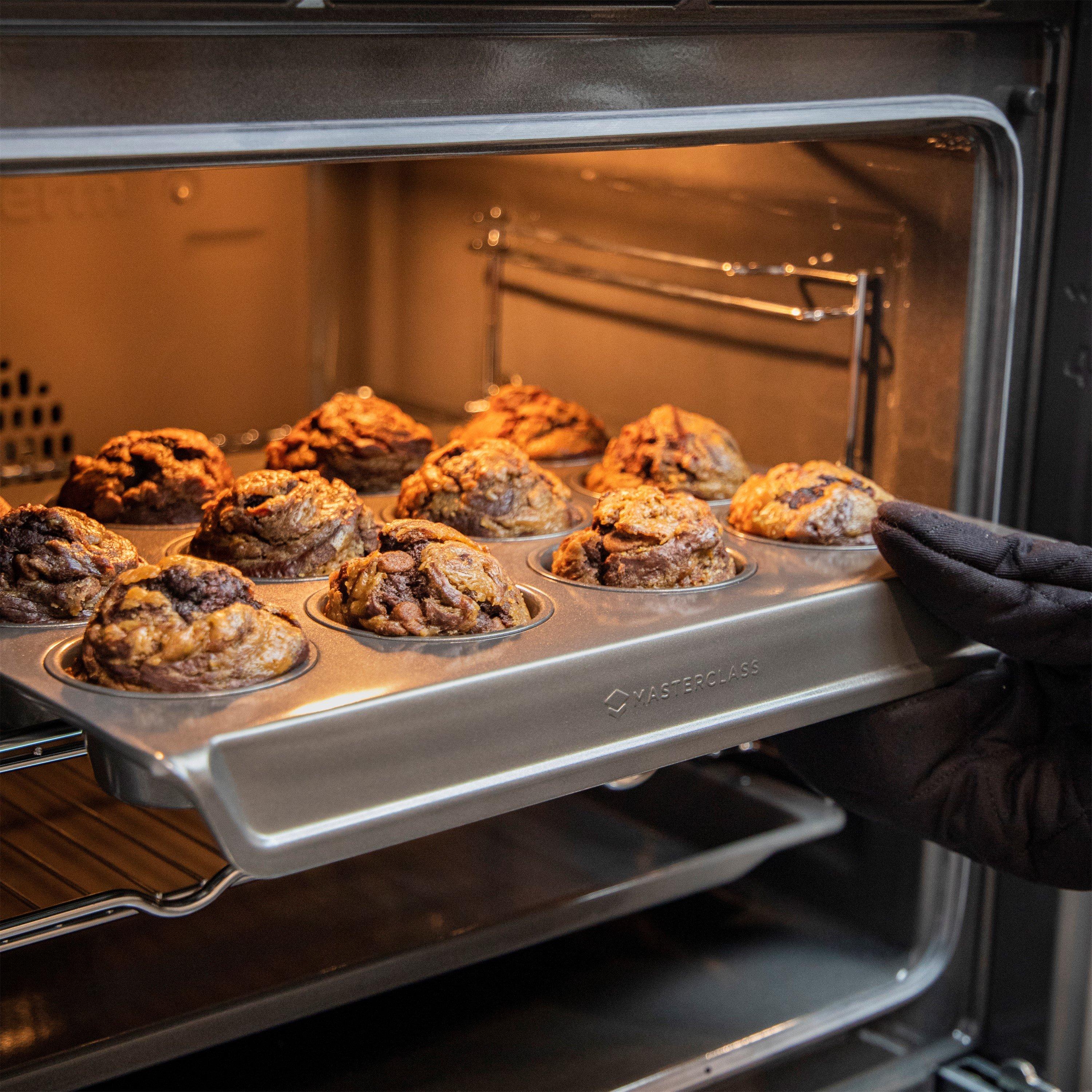 Grey - MasterClass - MasterClass Smart Stack Non-Stick Muffin Tin - 2