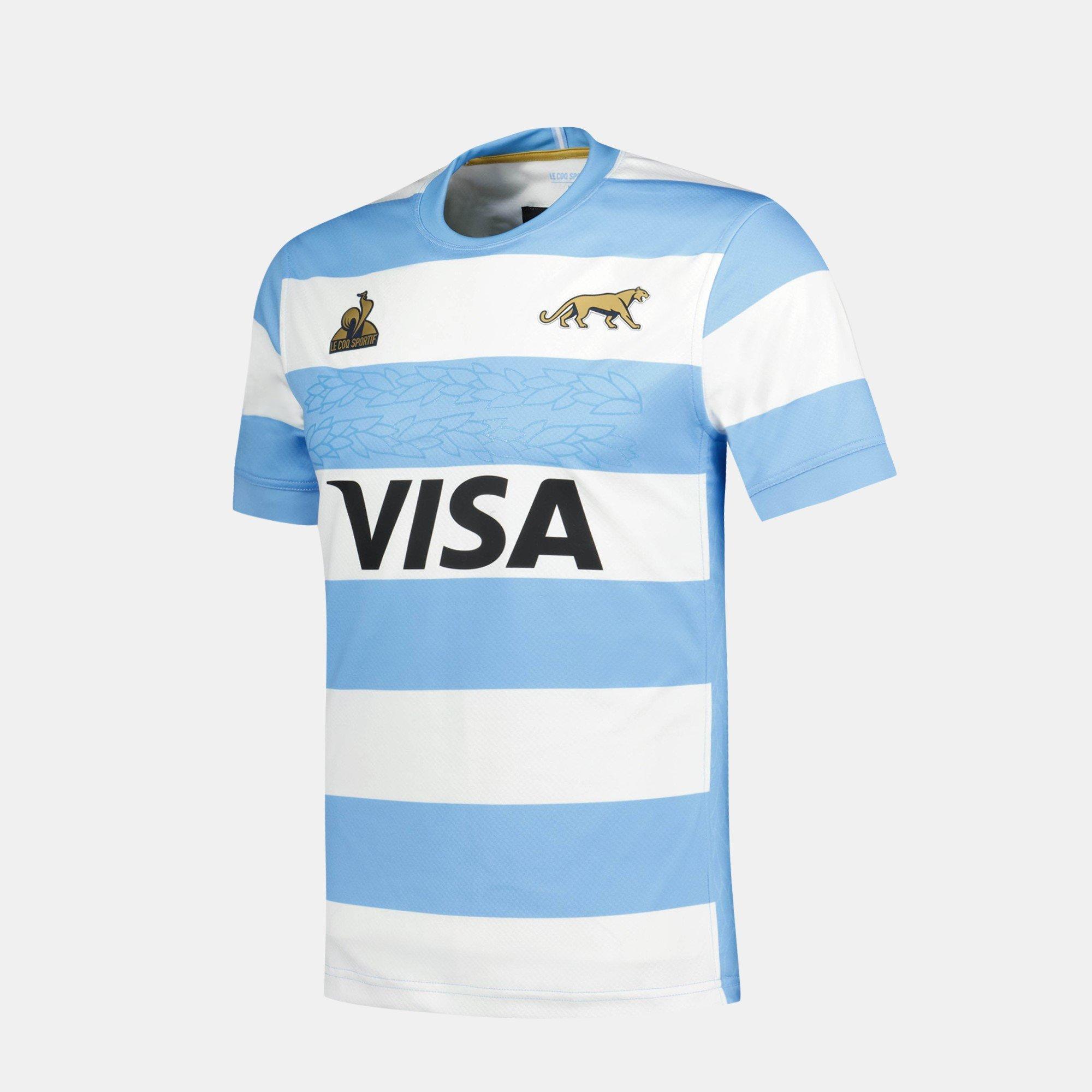 Blue/White - Le Coq Sportif - Argentina PUMAS 2024 Home Shirt Mens - 3