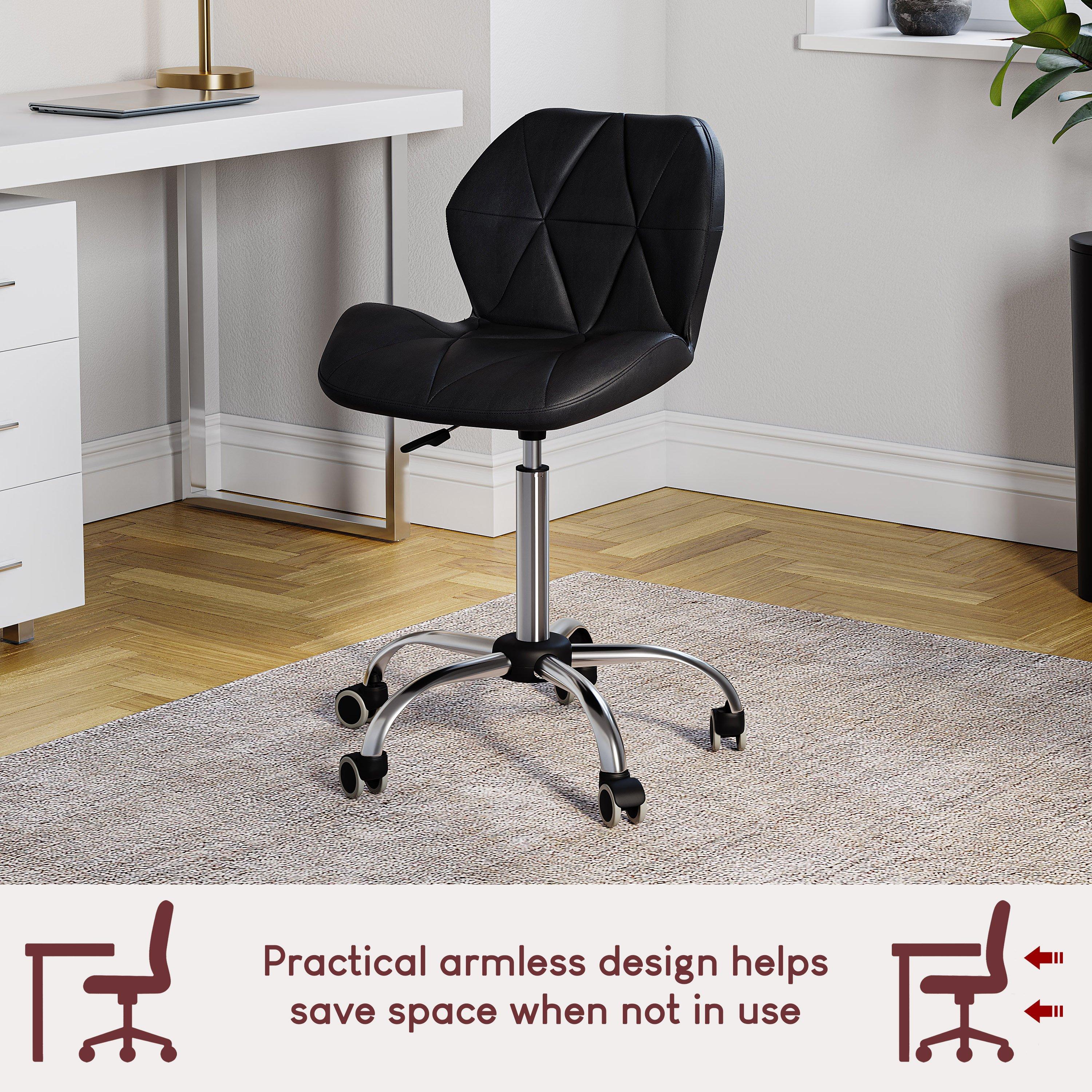 Black - Lassic - Vida Designs Geo Office Chair UKFR - 11
