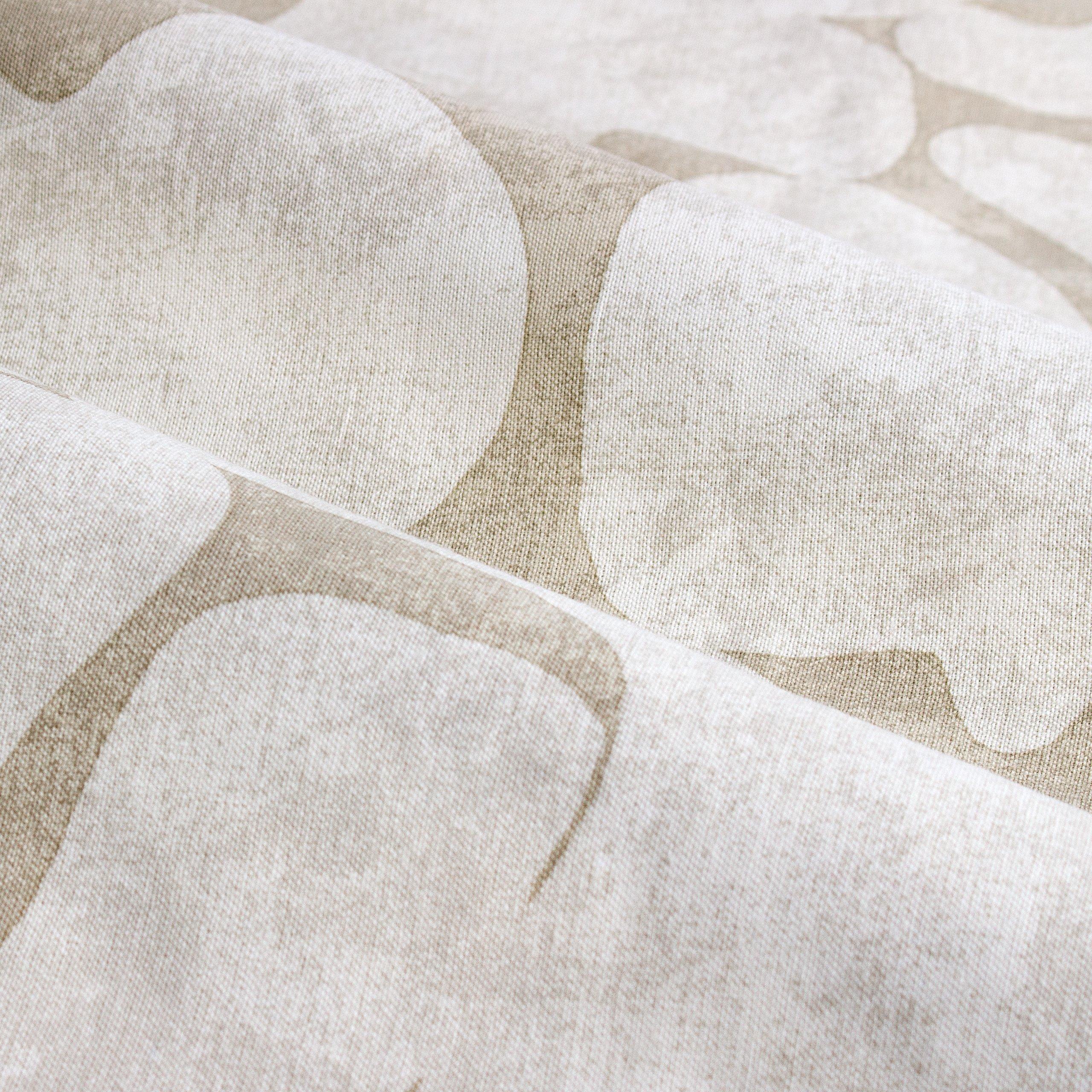 Natural - Hoem - Brinn Abstract Eyelet Curtains - 5