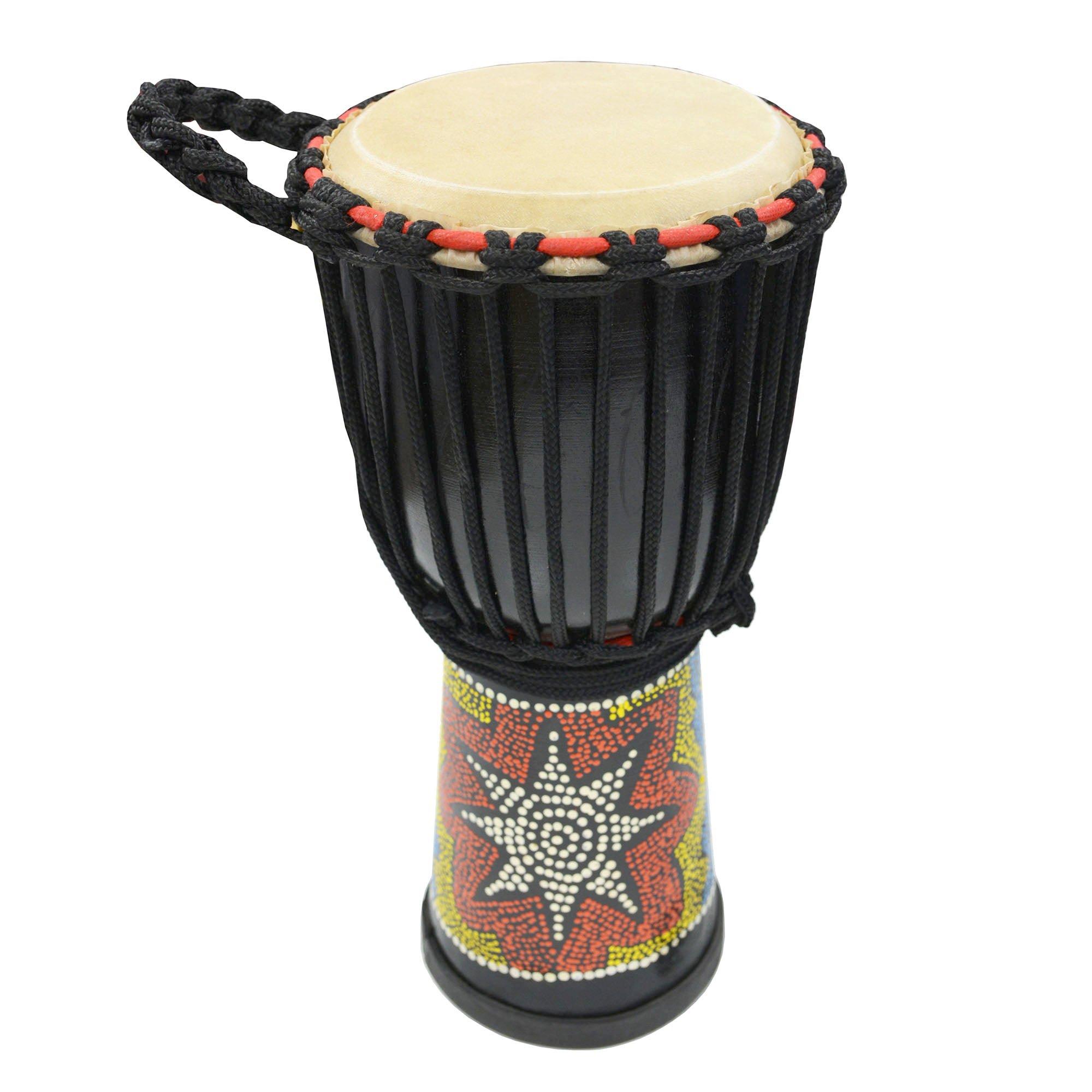 A-Star  A-Star 7 Inch Painted Djembe -  - Full Size