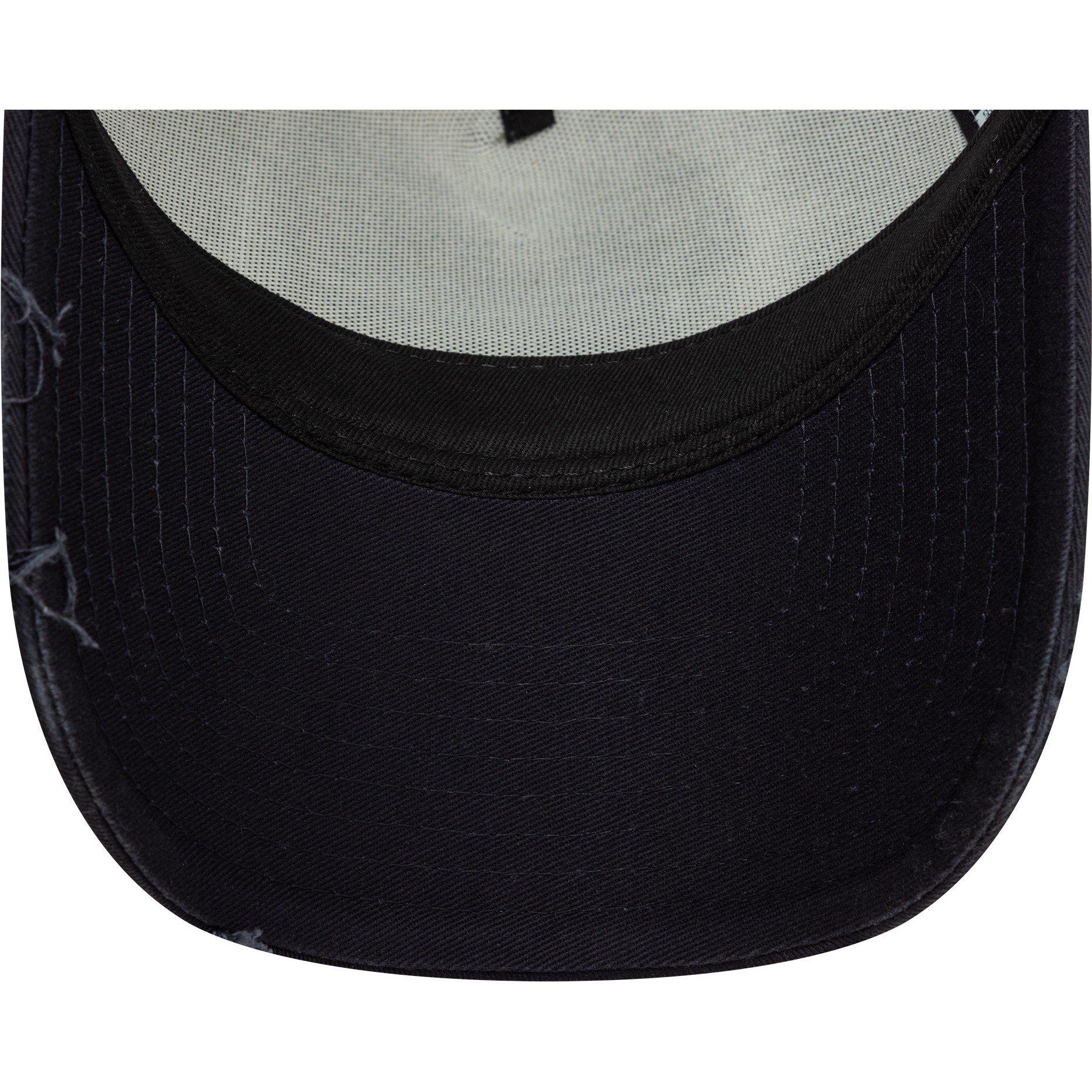 NE Navy/White - New Era - Distressed Trucker Cap - 5
