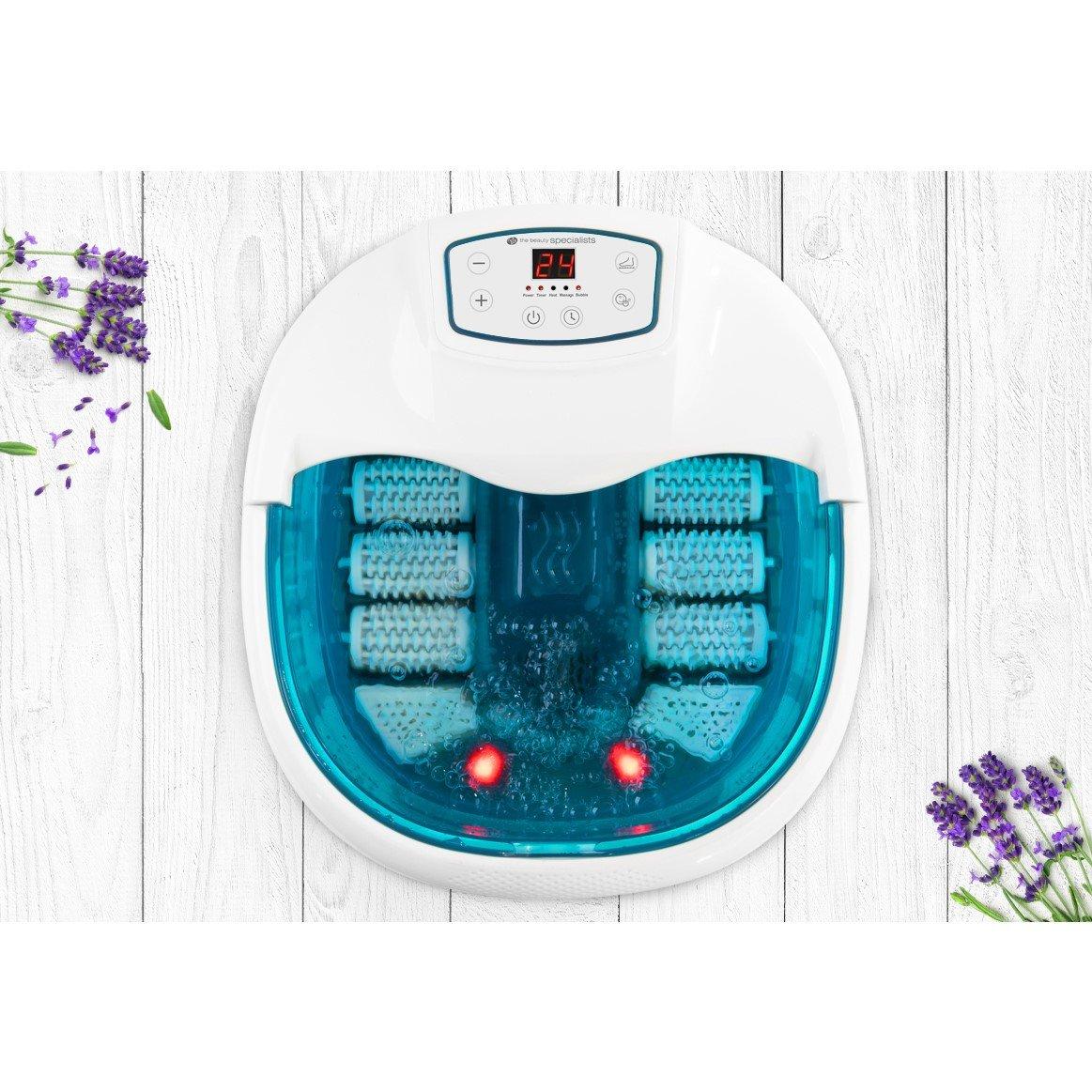 White - Rio - Rio Motorised Roller Foot Spa Bath & Massager - 8