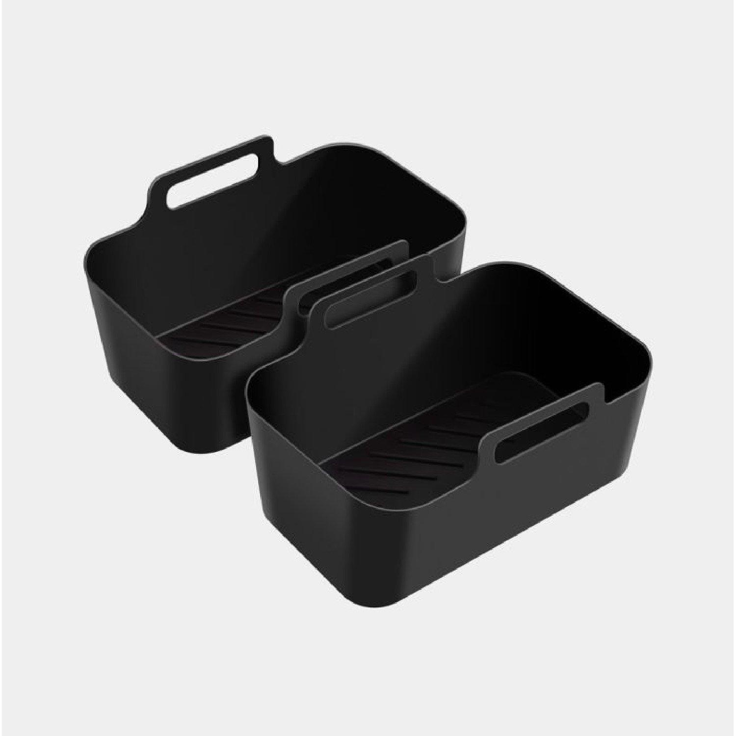 Black - VonShef - VonShef - Universal Air Fryer Liners x 2 - 1