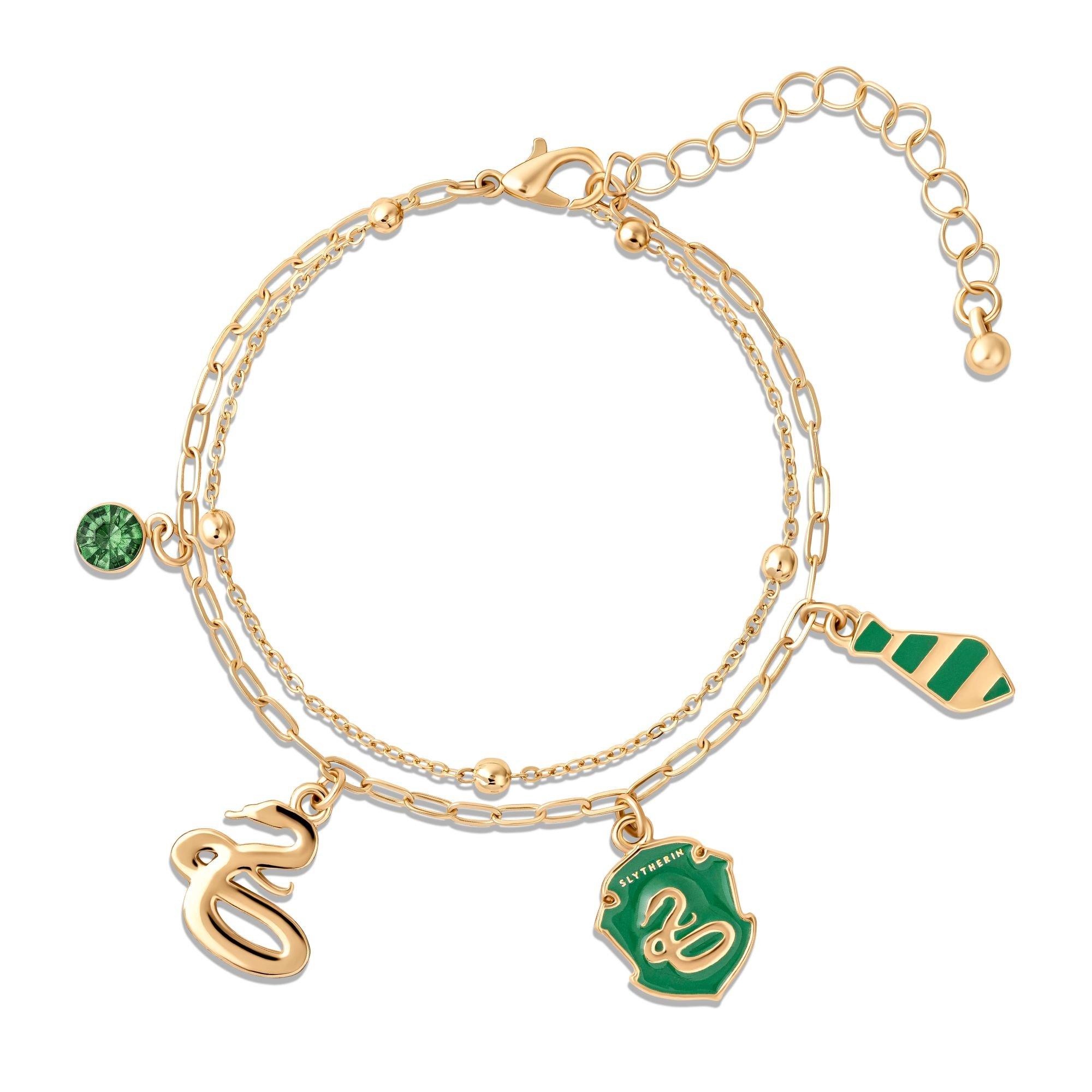 Gold - Harry Potter - Harry Potter Slytherin charm bracelet - 1