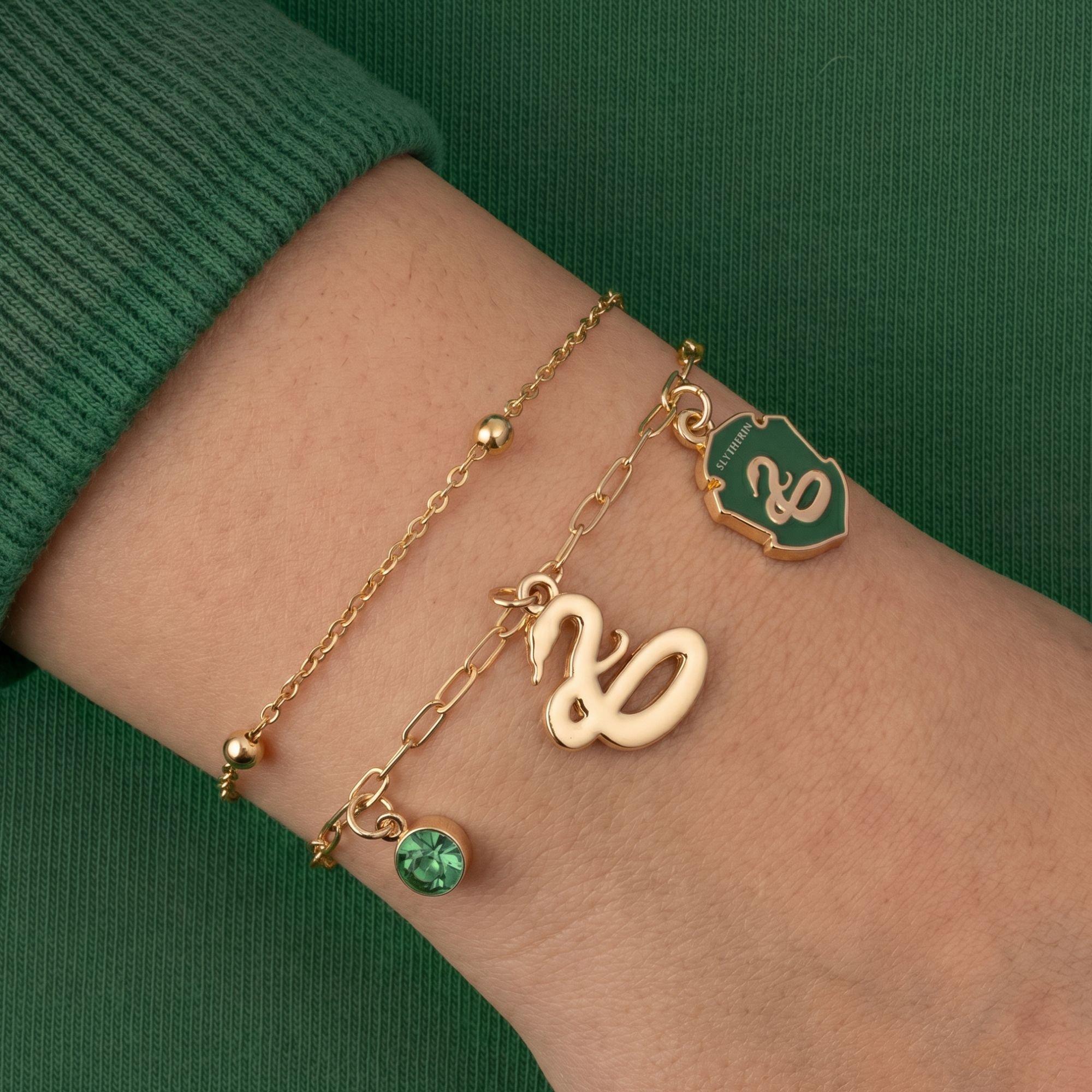 Gold - Harry Potter - Harry Potter Slytherin charm bracelet - 2