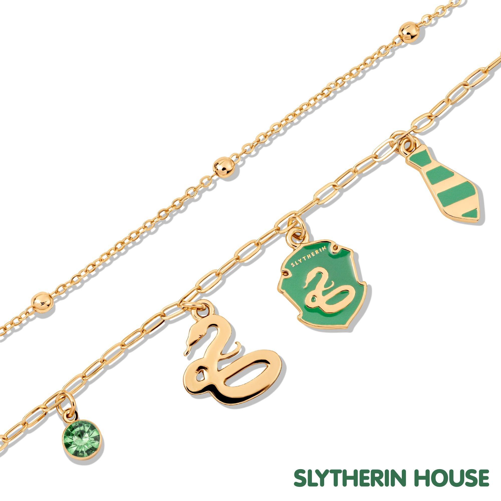 Gold - Harry Potter - Harry Potter Slytherin charm bracelet - 3