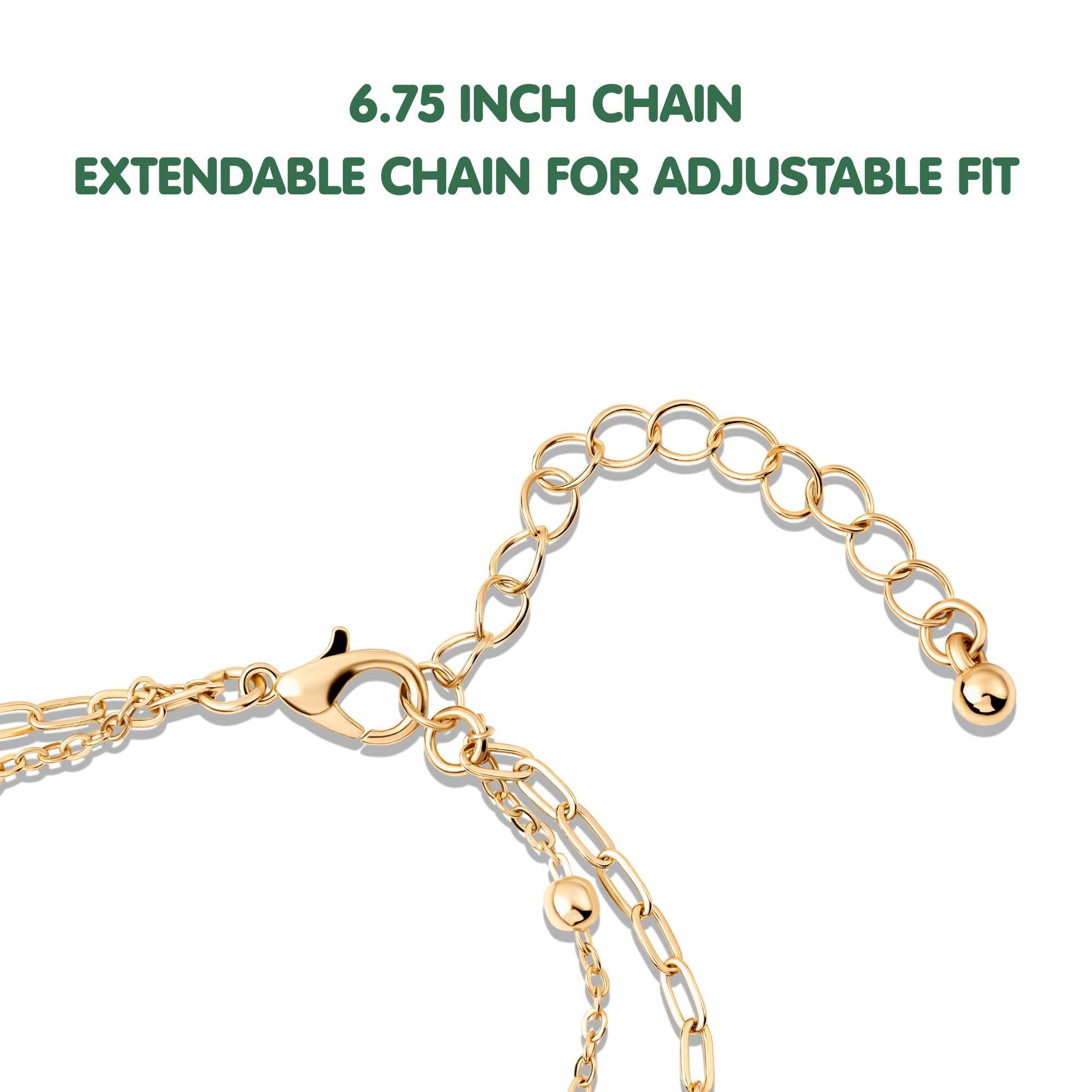 Gold - Harry Potter - Harry Potter Slytherin charm bracelet - 4