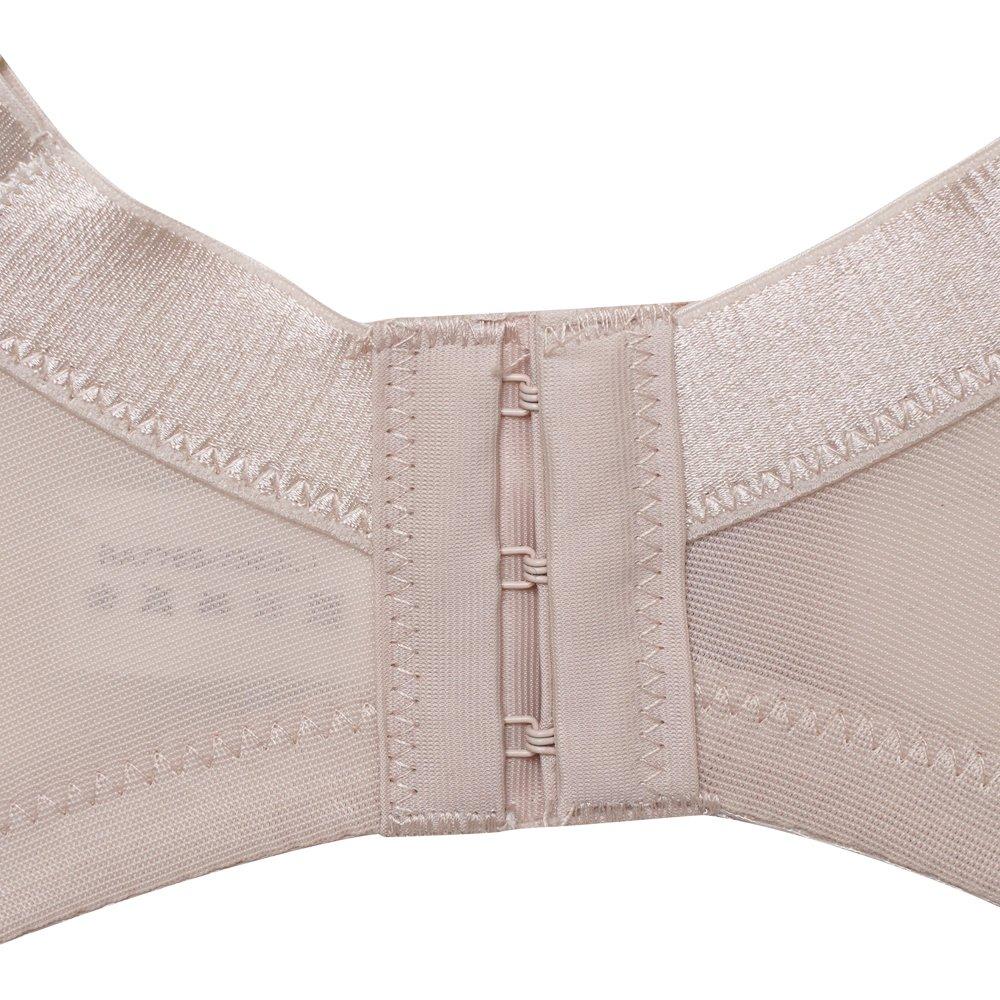 Nude - Valbonne - Non-Wired Lace Full Support Full Cup Bra 36-46 D-H - 4