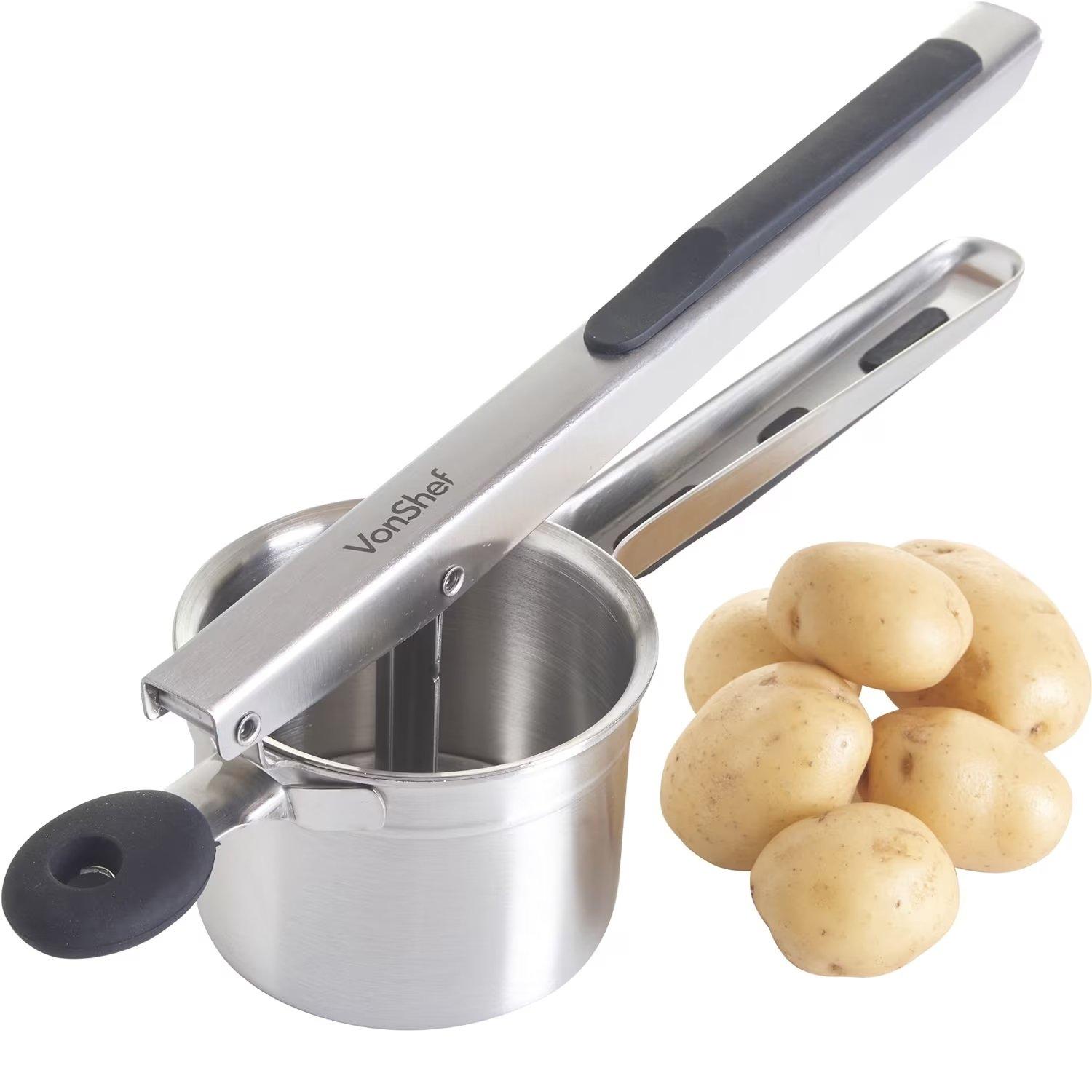 Silver - VonShef - VonShef - Potato Masher - 1