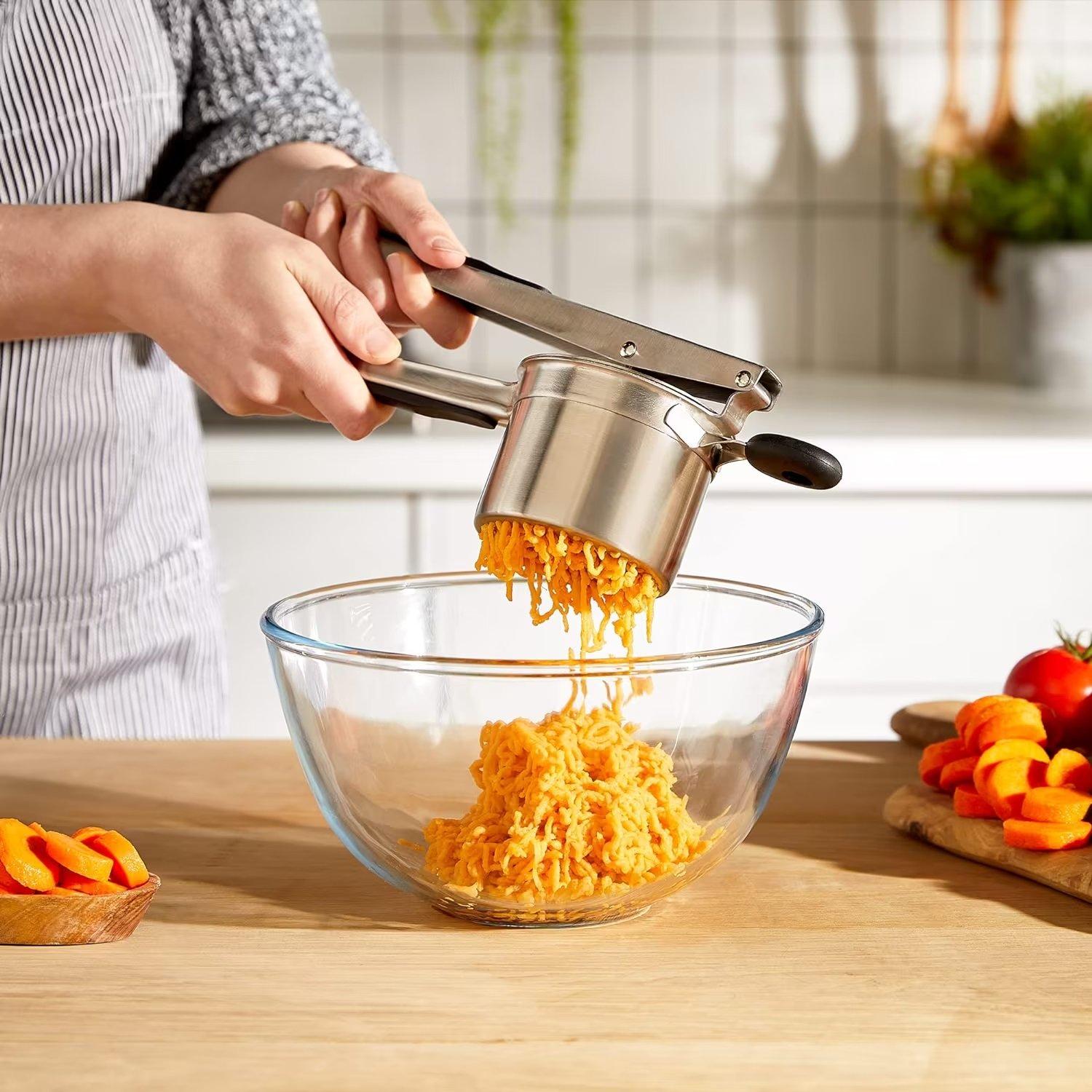 Silver - VonShef - VonShef - Potato Masher - 7