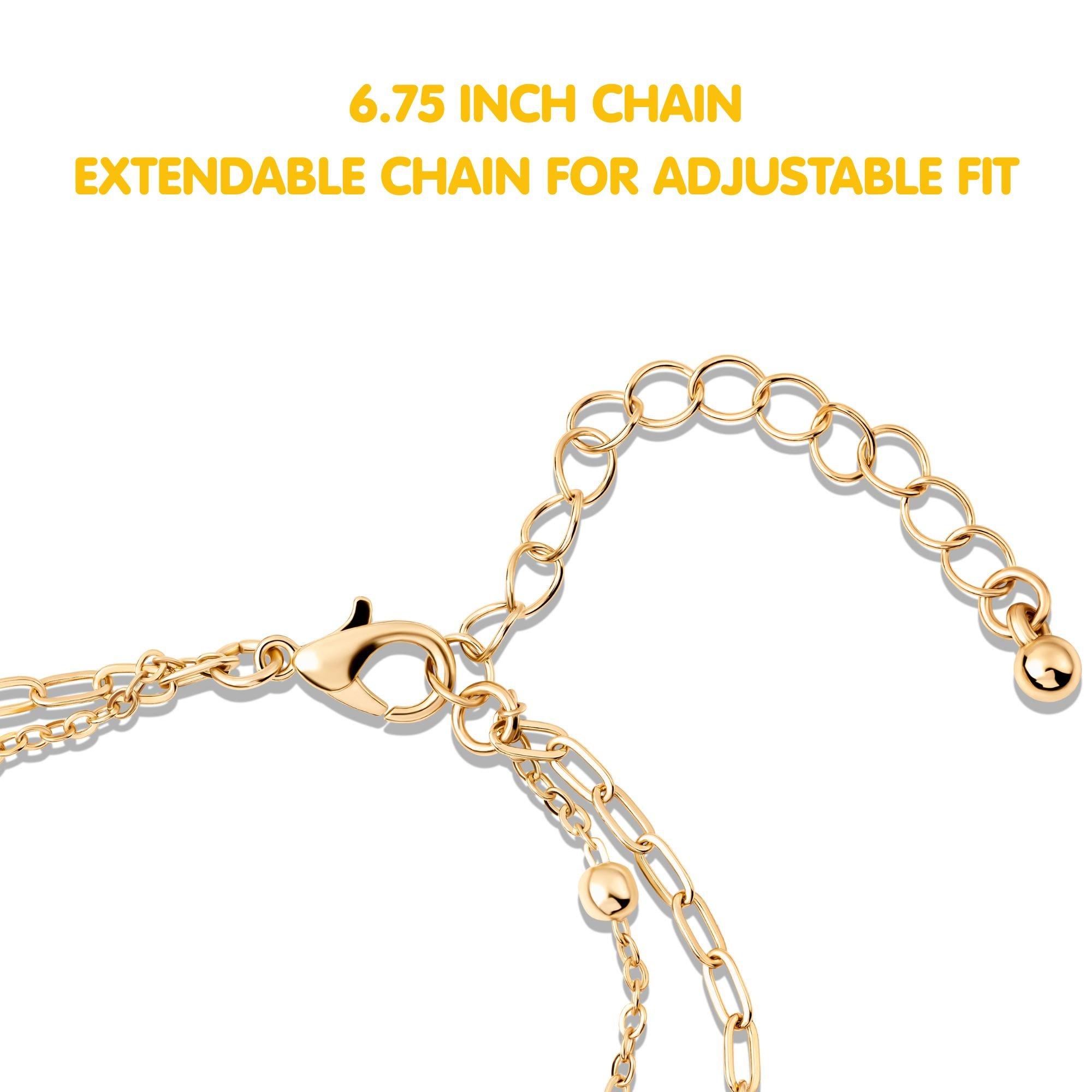 Gold - Harry Potter - Harry Potter Hufflepuff charm bracelet - 4