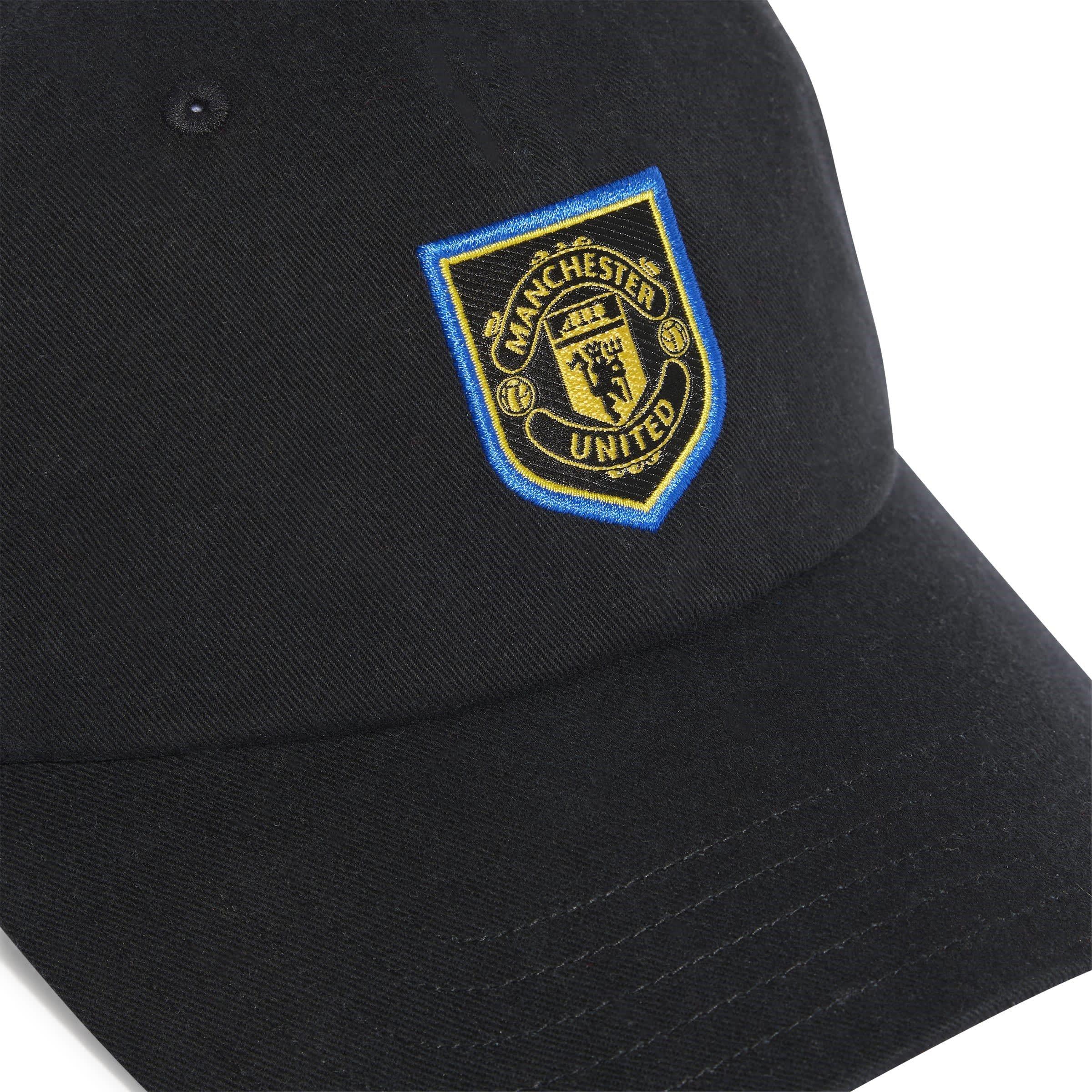 Negro/Amarillo - adidas - Manchester United Baseball Cap Adults - 3
