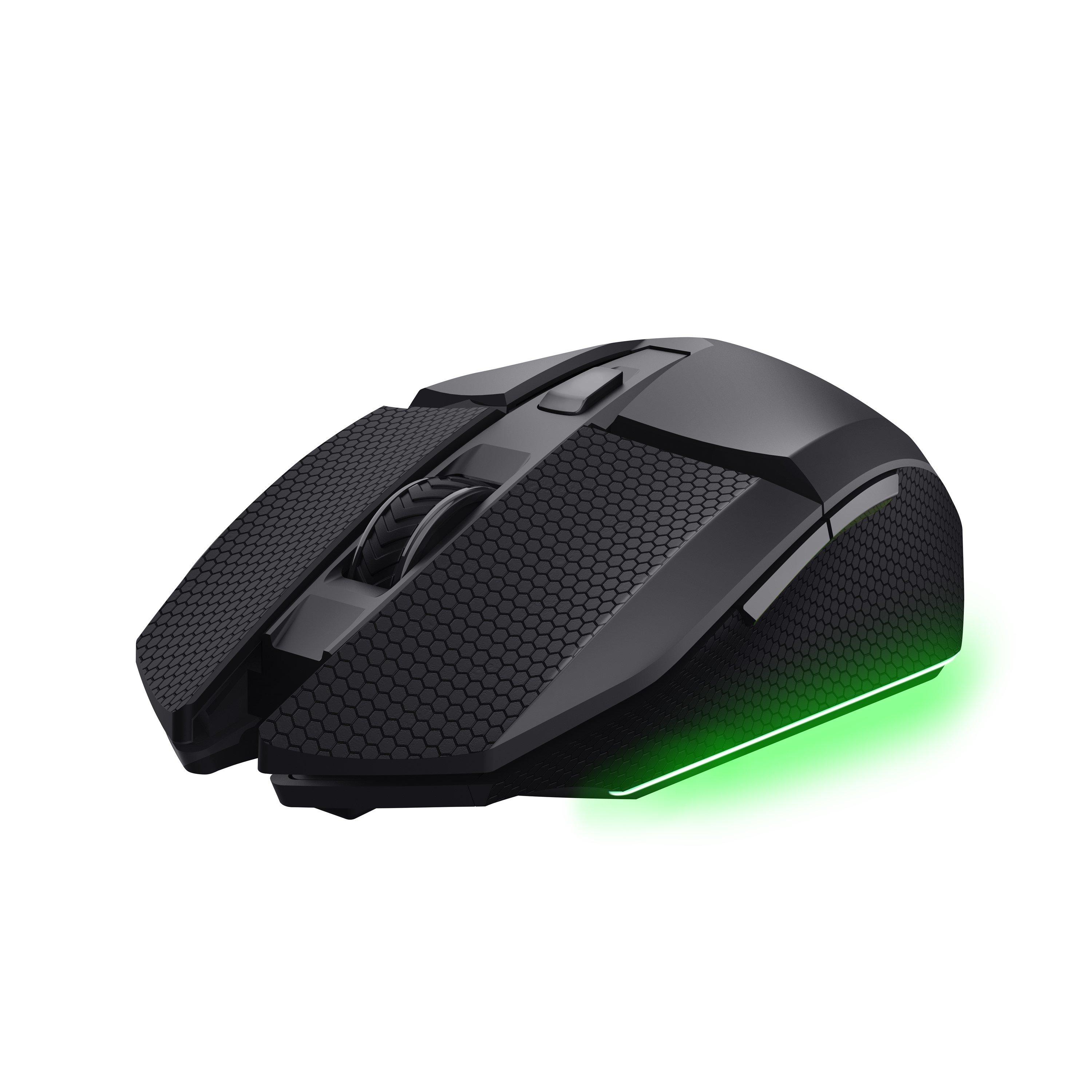 Zwart - Trust - Trust Gaming GXT 122 Felox+ Dual Wireless Mouse - 2