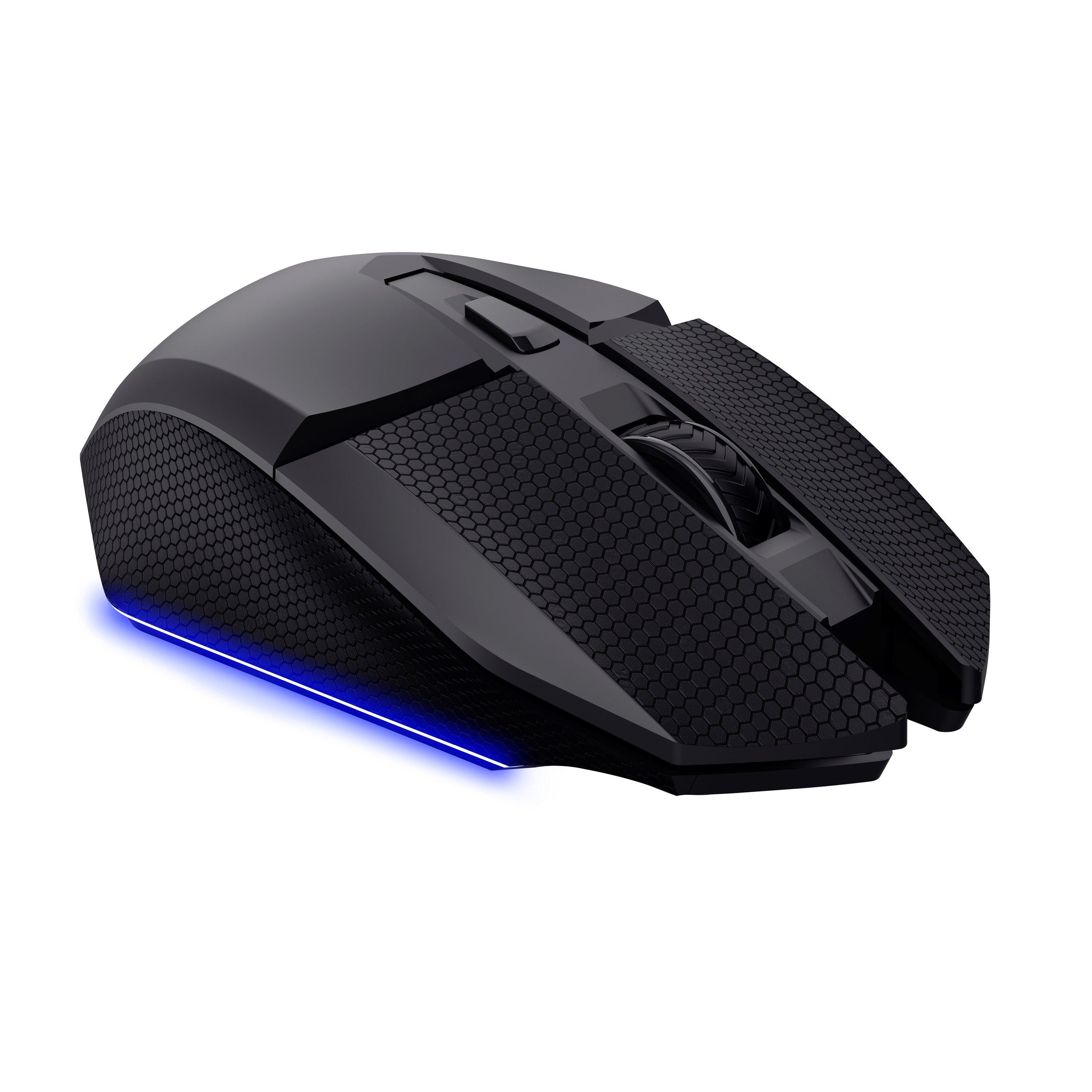Zwart - Trust - Trust Gaming GXT 122 Felox+ Dual Wireless Mouse - 3