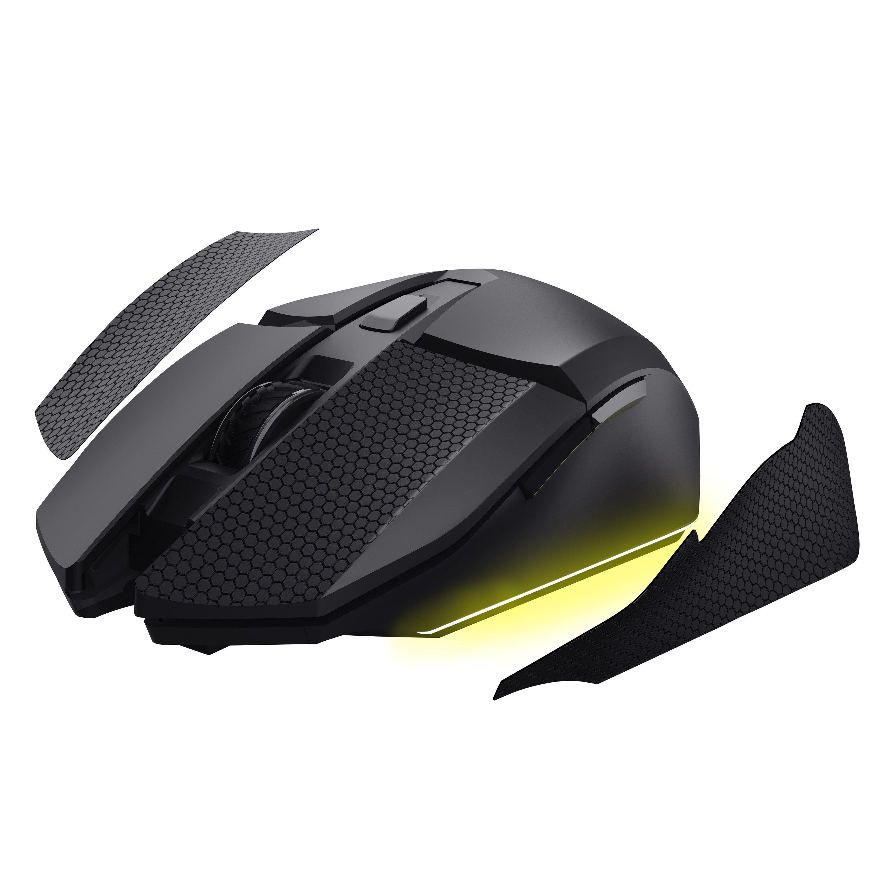 Zwart - Trust - Trust Gaming GXT 122 Felox+ Dual Wireless Mouse - 6