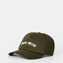 Miu Miu Miu Logo Cap Ld52