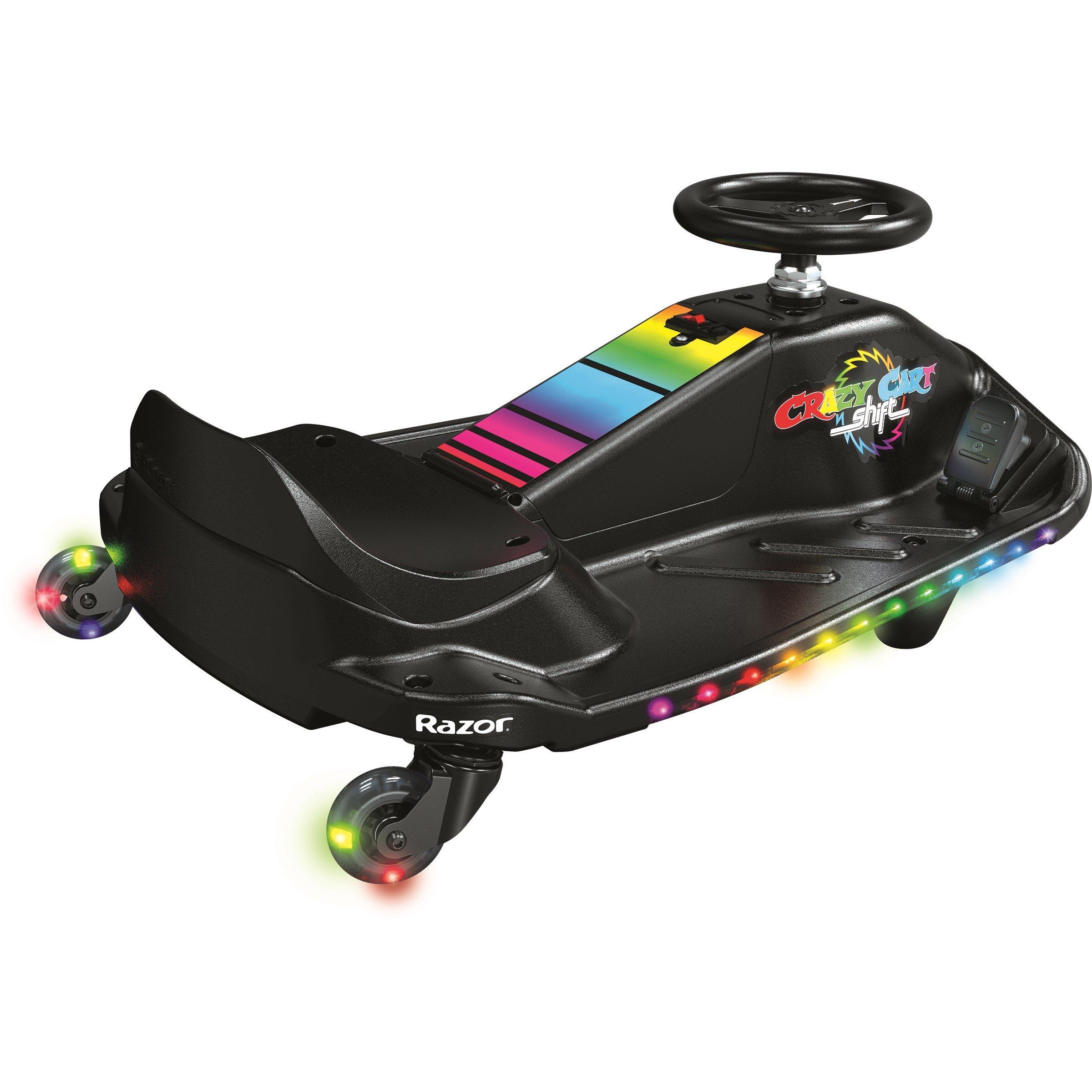 Black - Razor - Crazy Cart Shift Lightshow - 12 Volt - 1