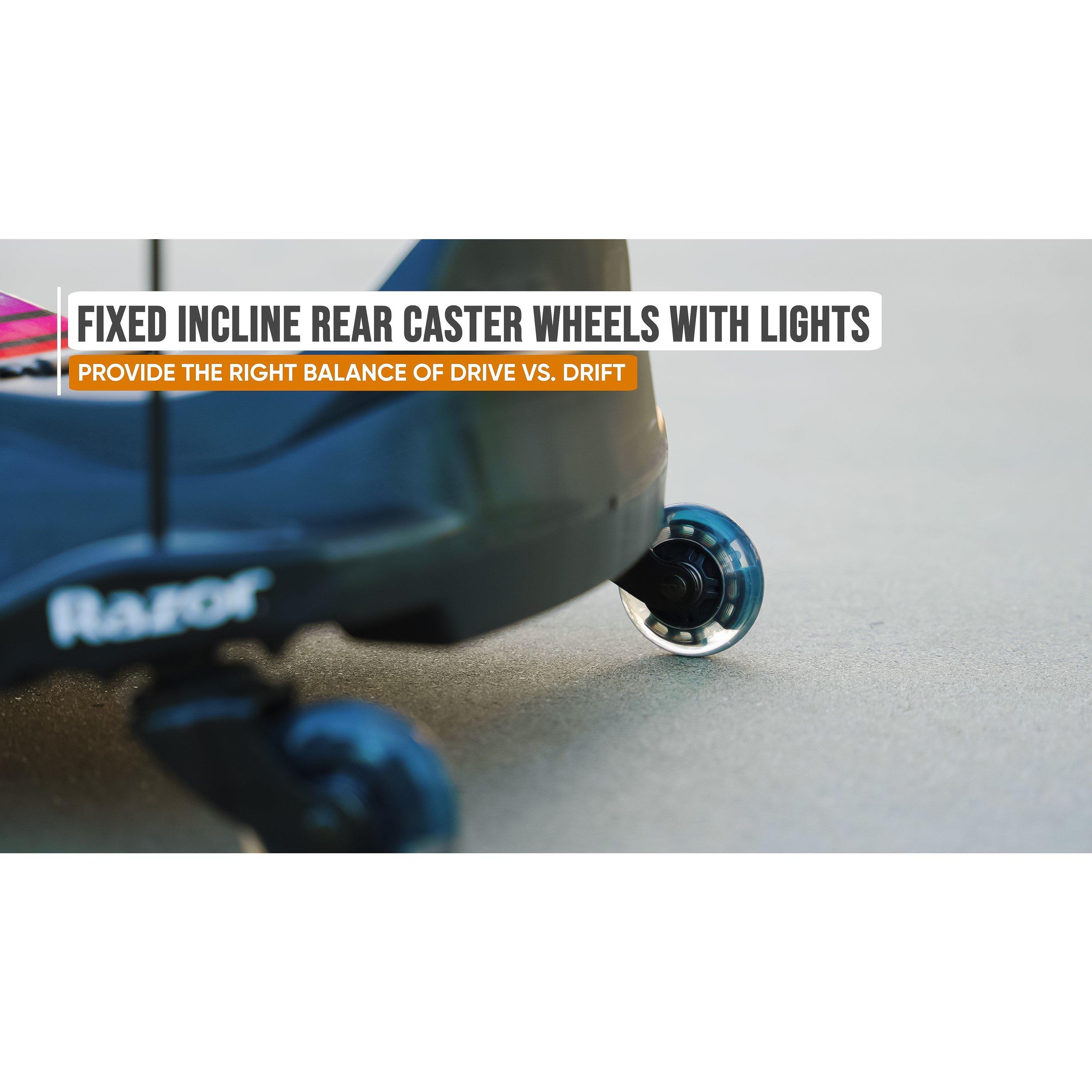 Black - Razor - Crazy Cart Shift Lightshow - 12 Volt - 4