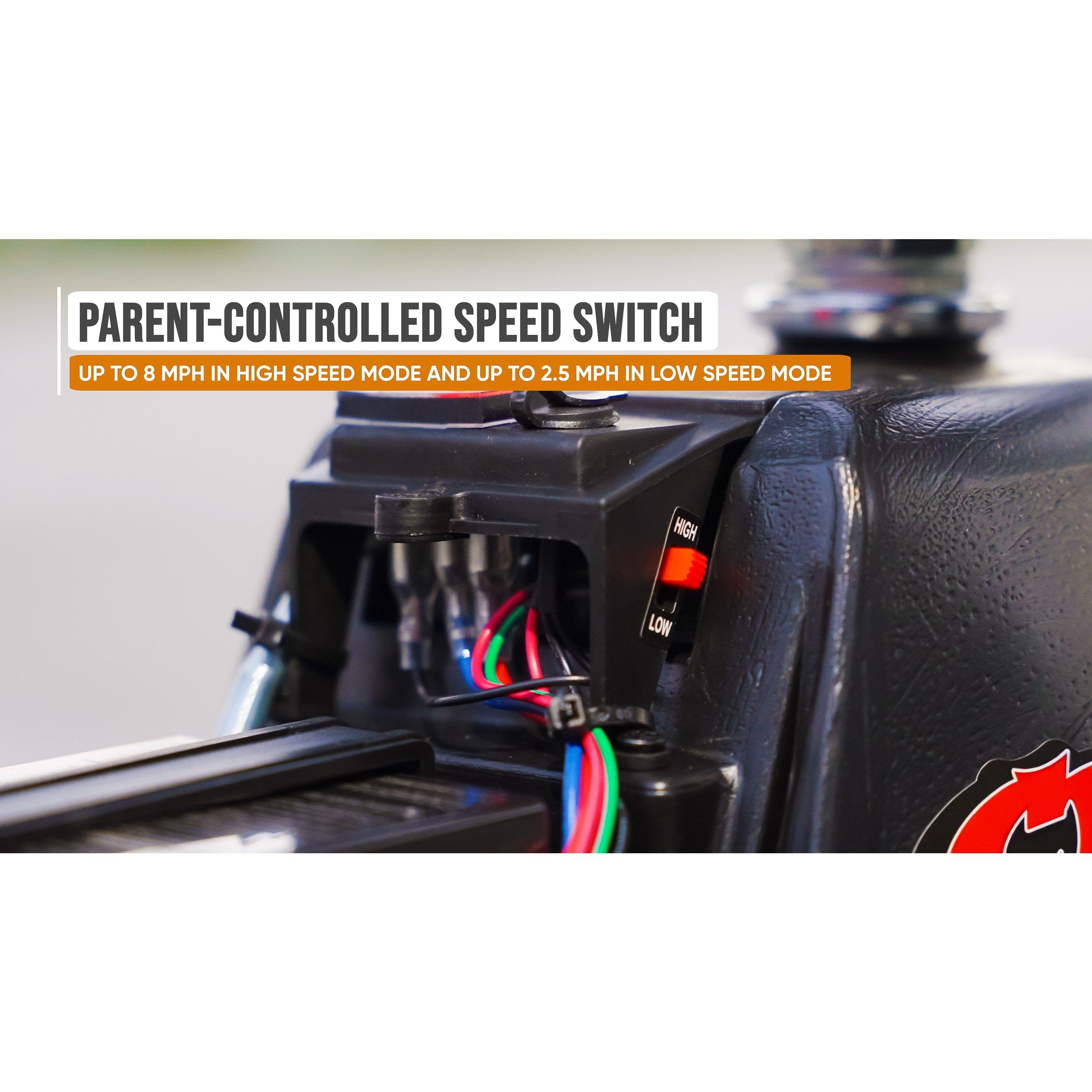 Black - Razor - Crazy Cart Shift Lightshow - 12 Volt - 5