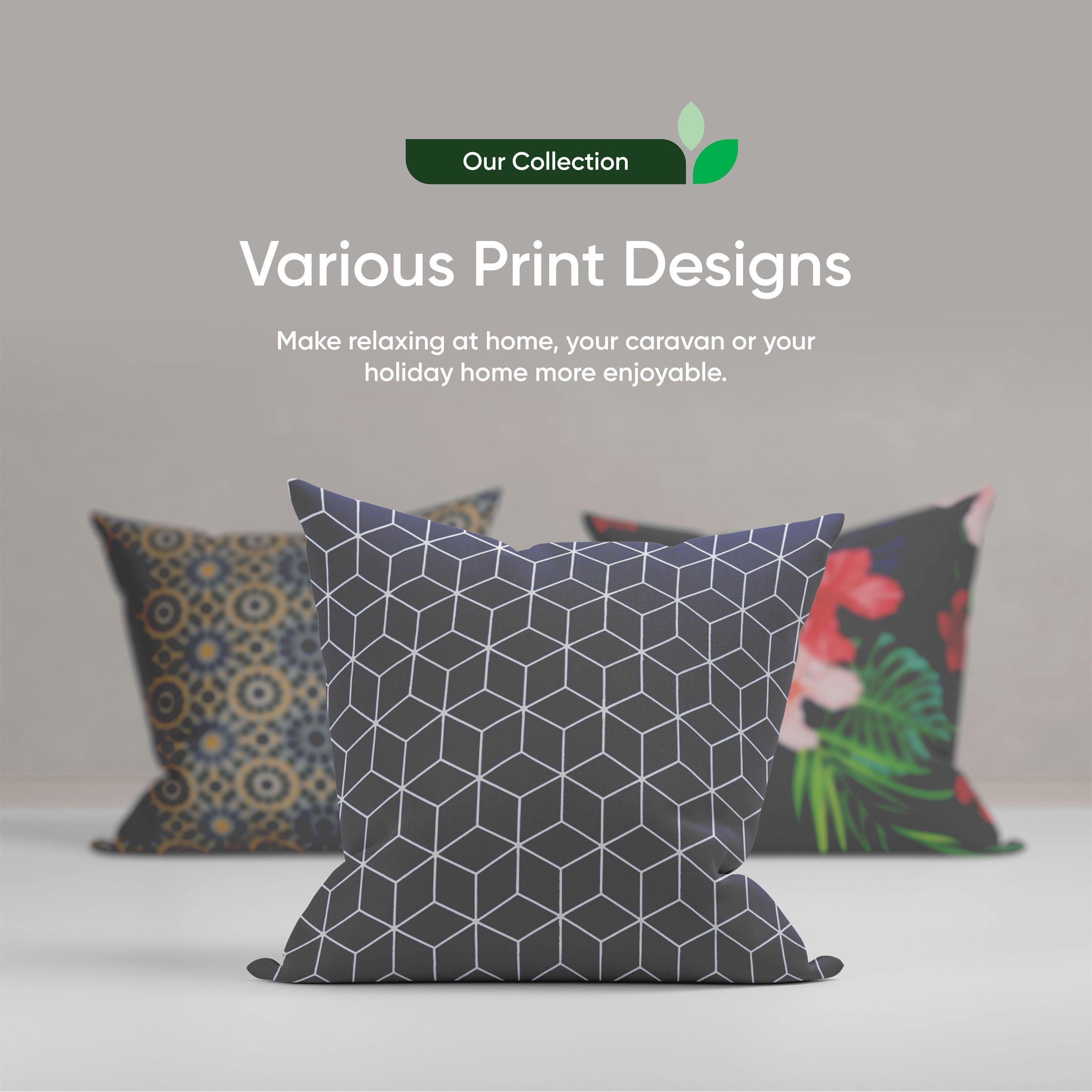 Multi - Streetwize - Pack of 2 Decorative Scatter Cushion Covers 45x45c - 7