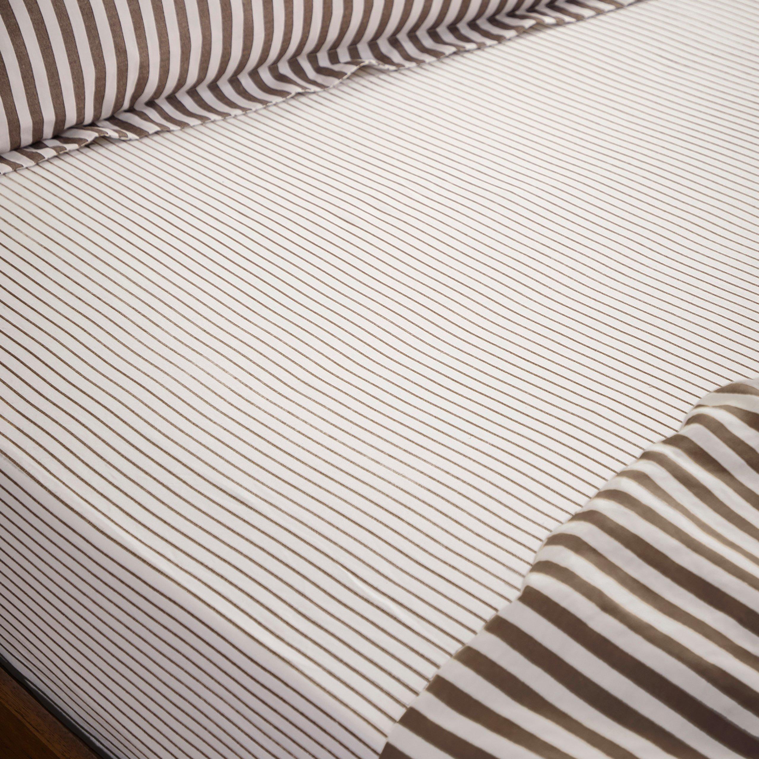 Yard Hebden 100% Cotton Narrow Stripe Fitted Sheets