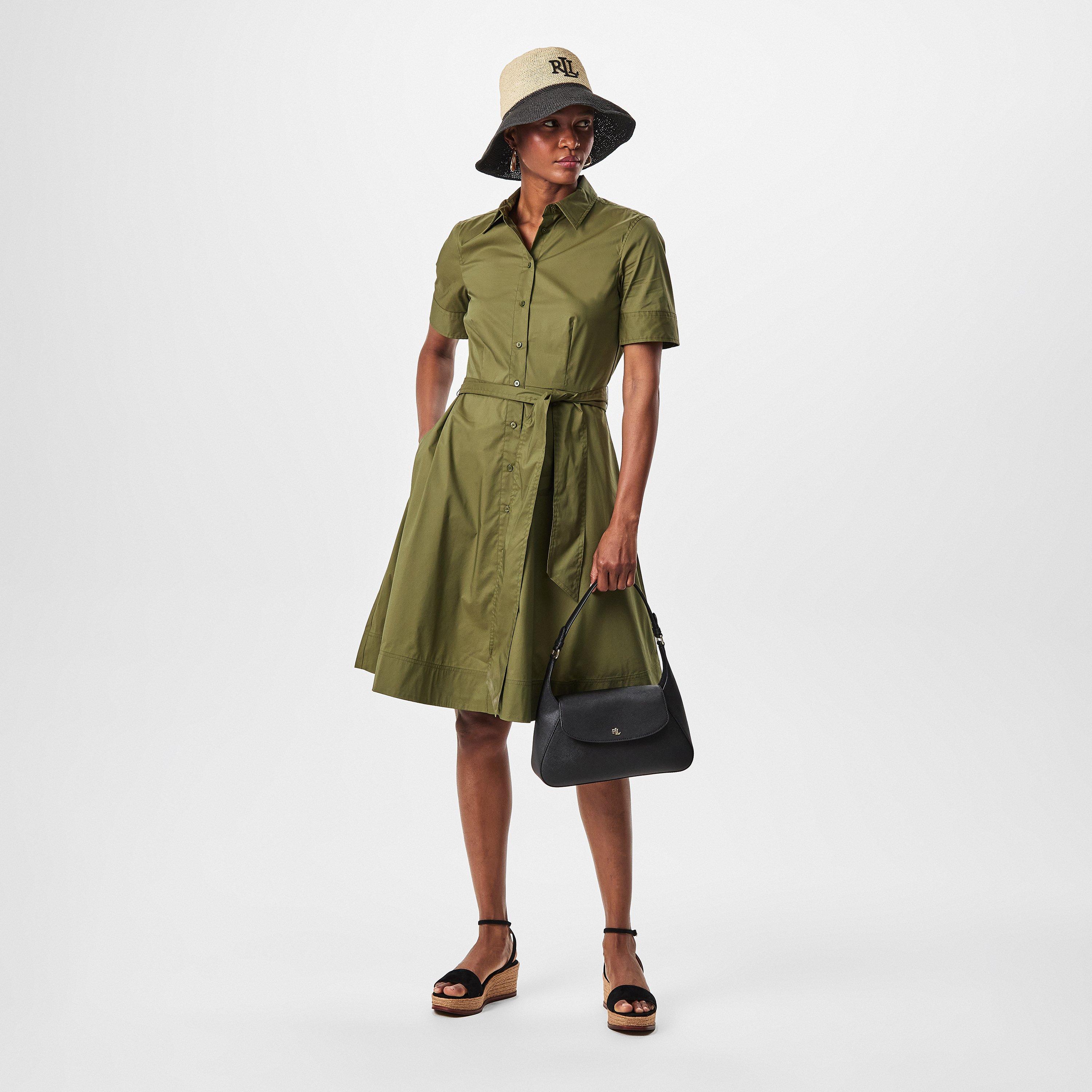 Natural Blk - Lauren by Ralph Lauren - Women's Crochet Real Leather Bucket Hat - 5