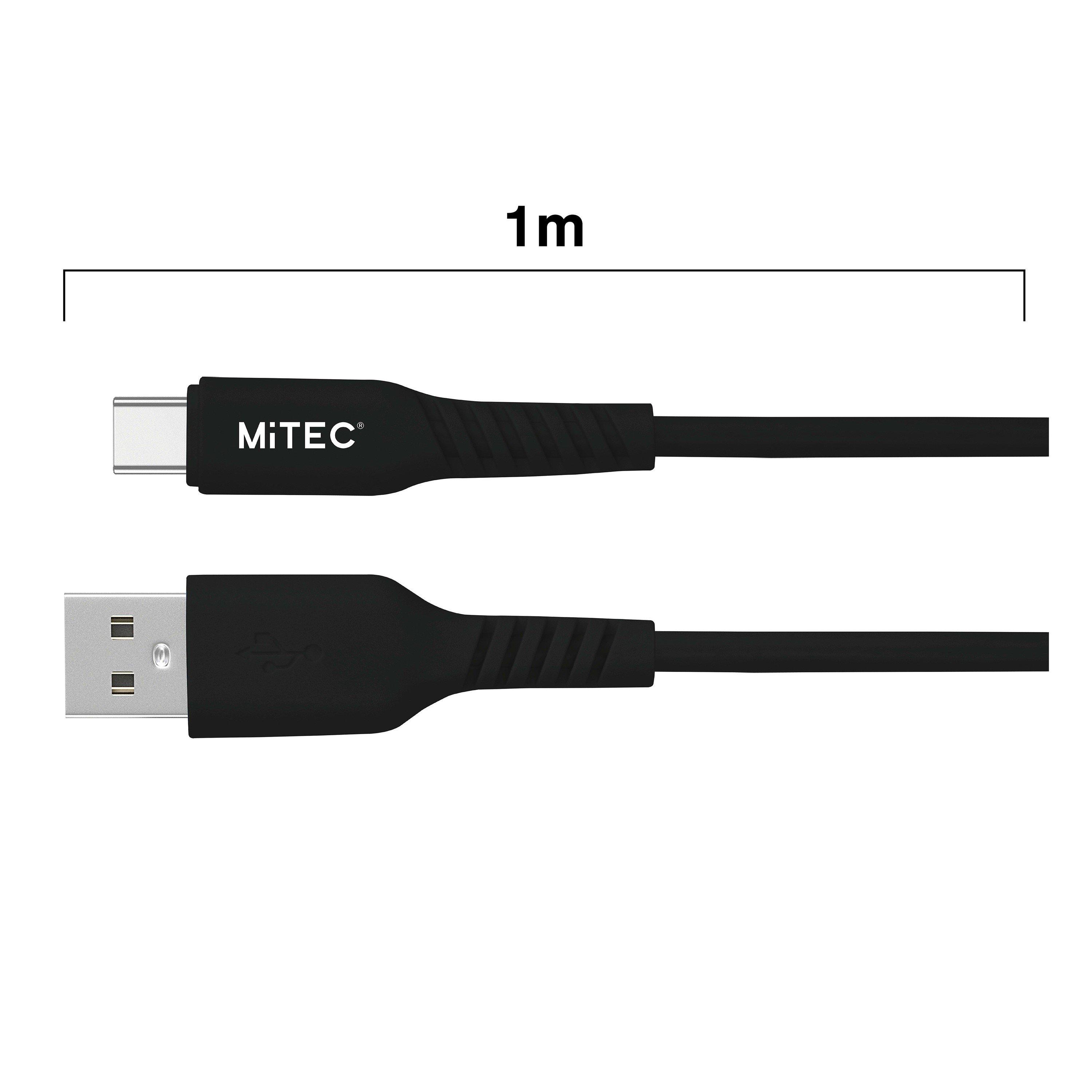 Crna - MiTEC - MITEC 1M USB-C CABLE BLACK - 2