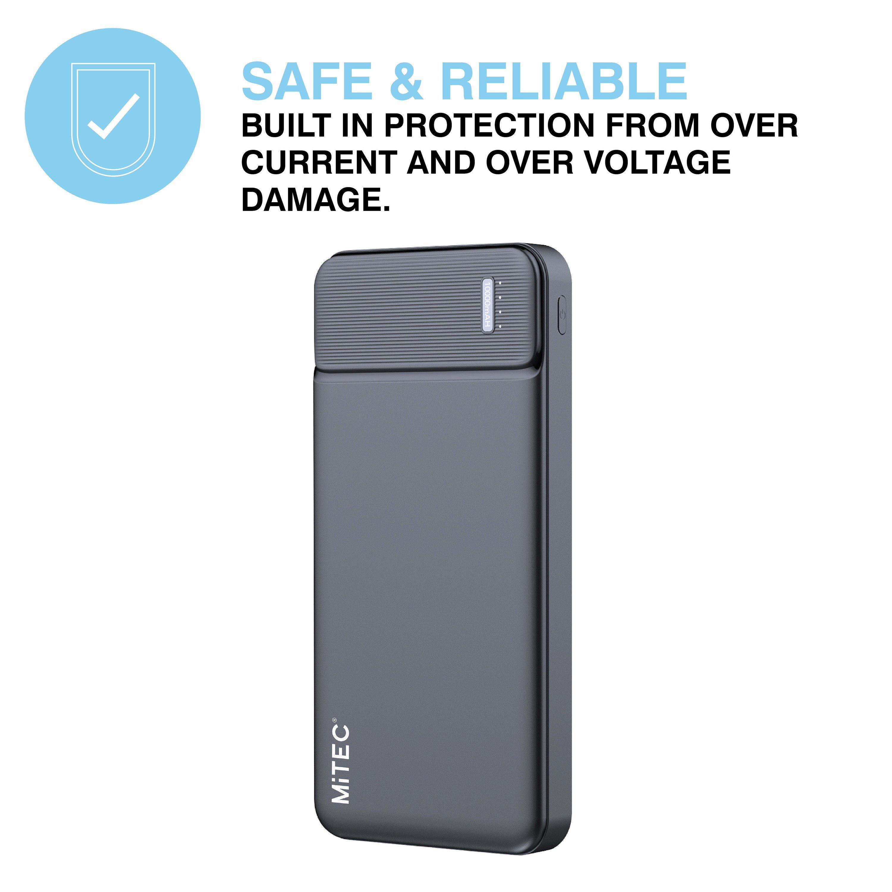 Wit - MiTEC - MITEC 10,000MAH POWER BANK BLACK - 4
