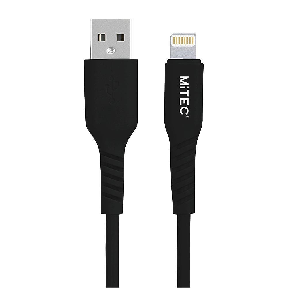 Crna - MiTEC - USB-A to Lightning MFI Cable 1M Black - 1